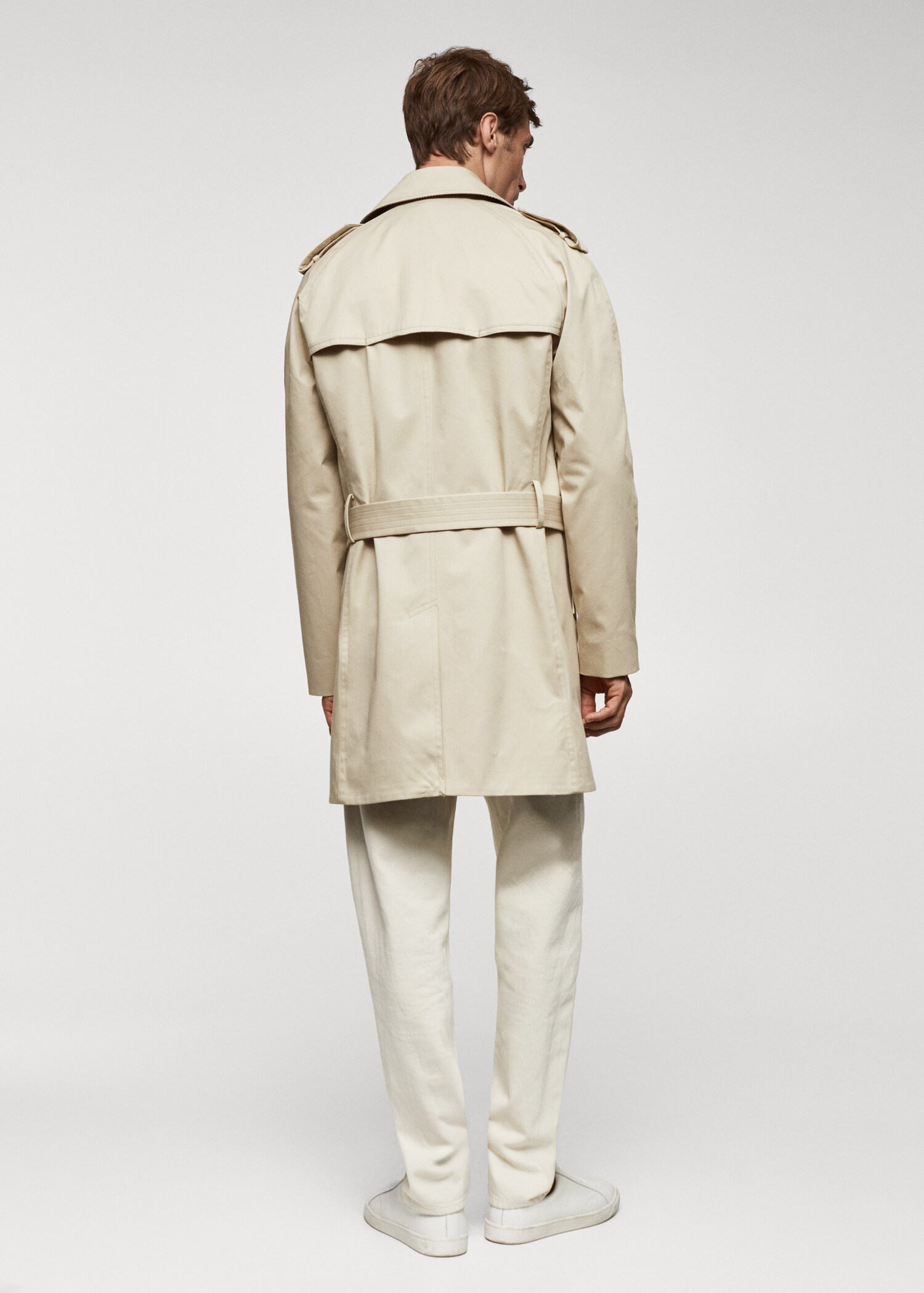 Classic water-repellent trench coat - Reverse of the article