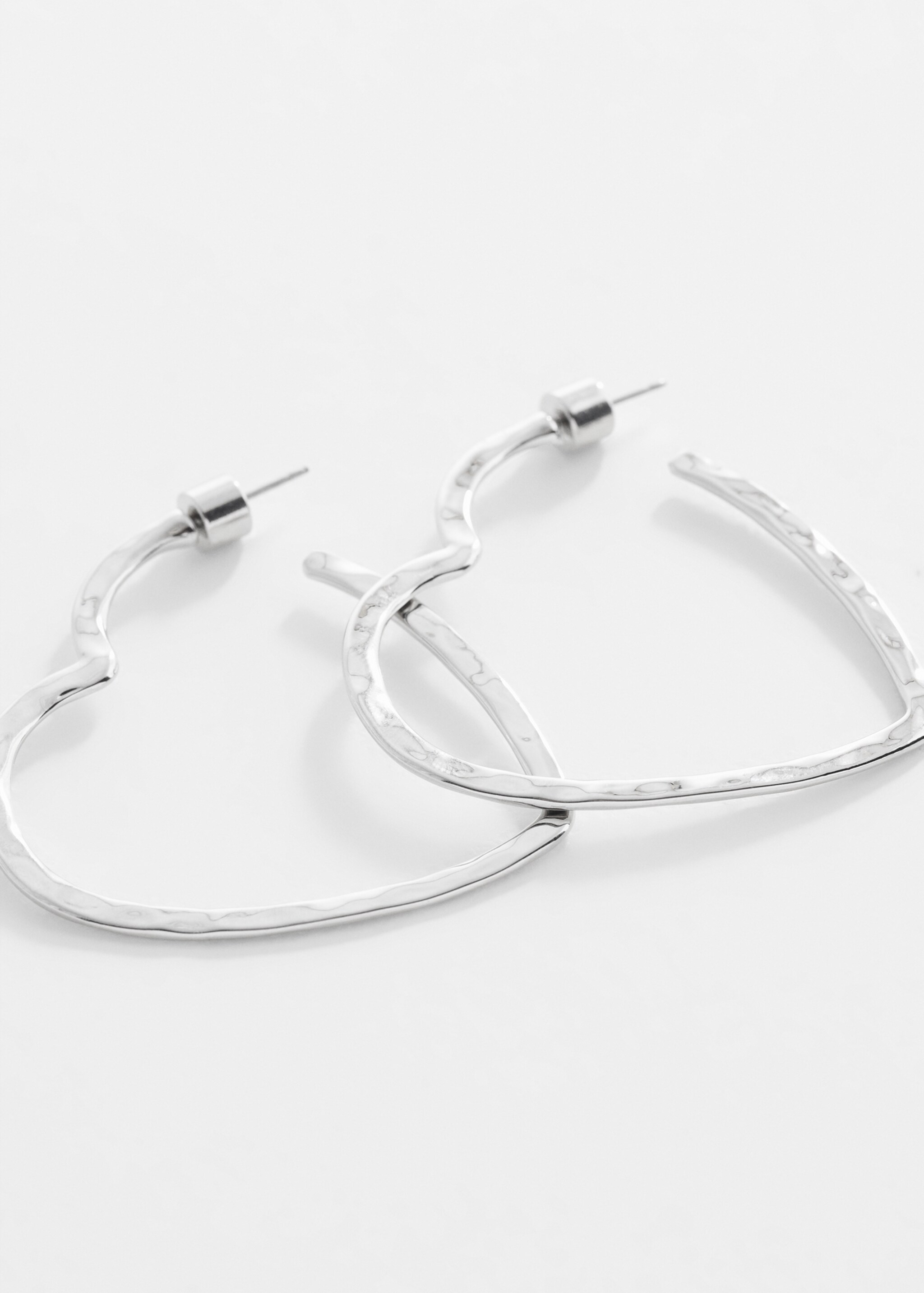 Heart-shape earrings - Medium plane