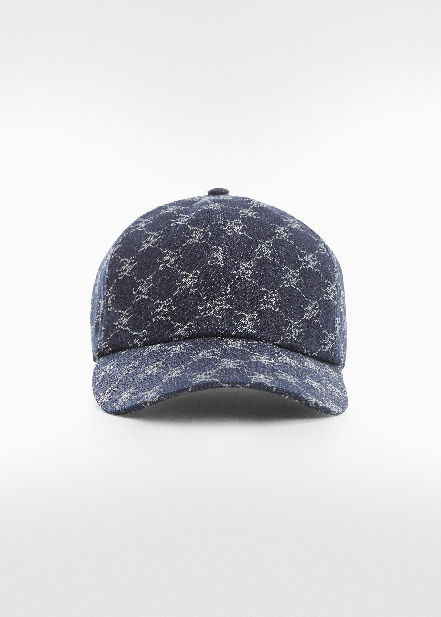 Gorra denim estampat logotip - Pla mig