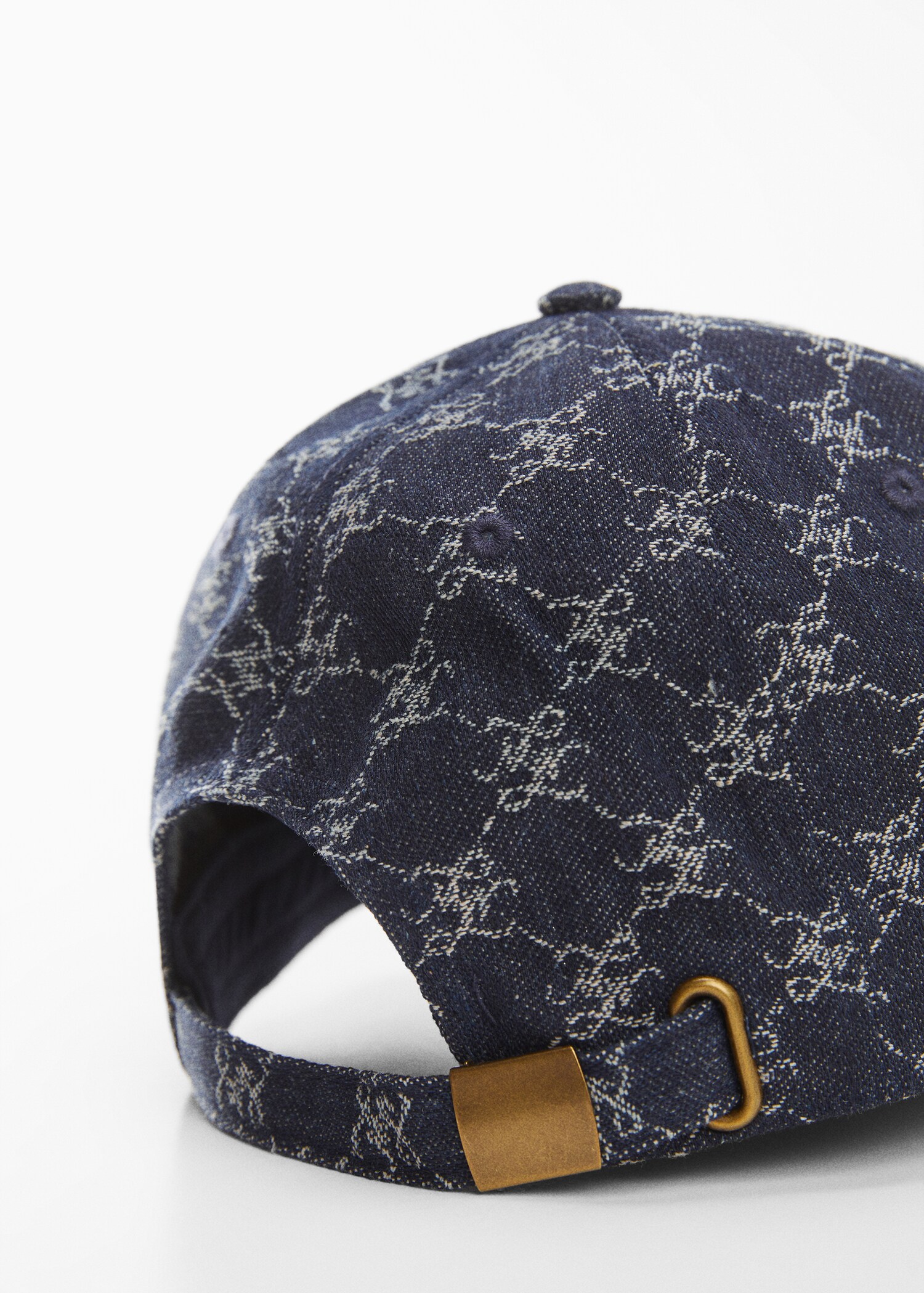 Gorra denim estampat logotip - Detall de l'article 1
