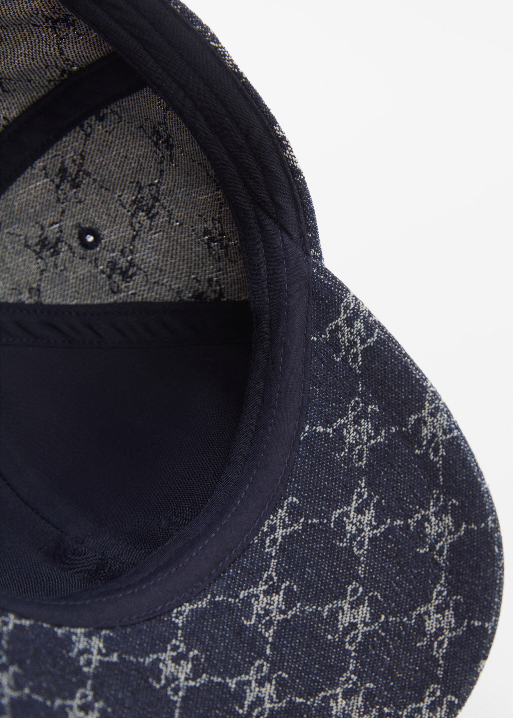 Gorra denim estampat logotip - Detall de l'article 2