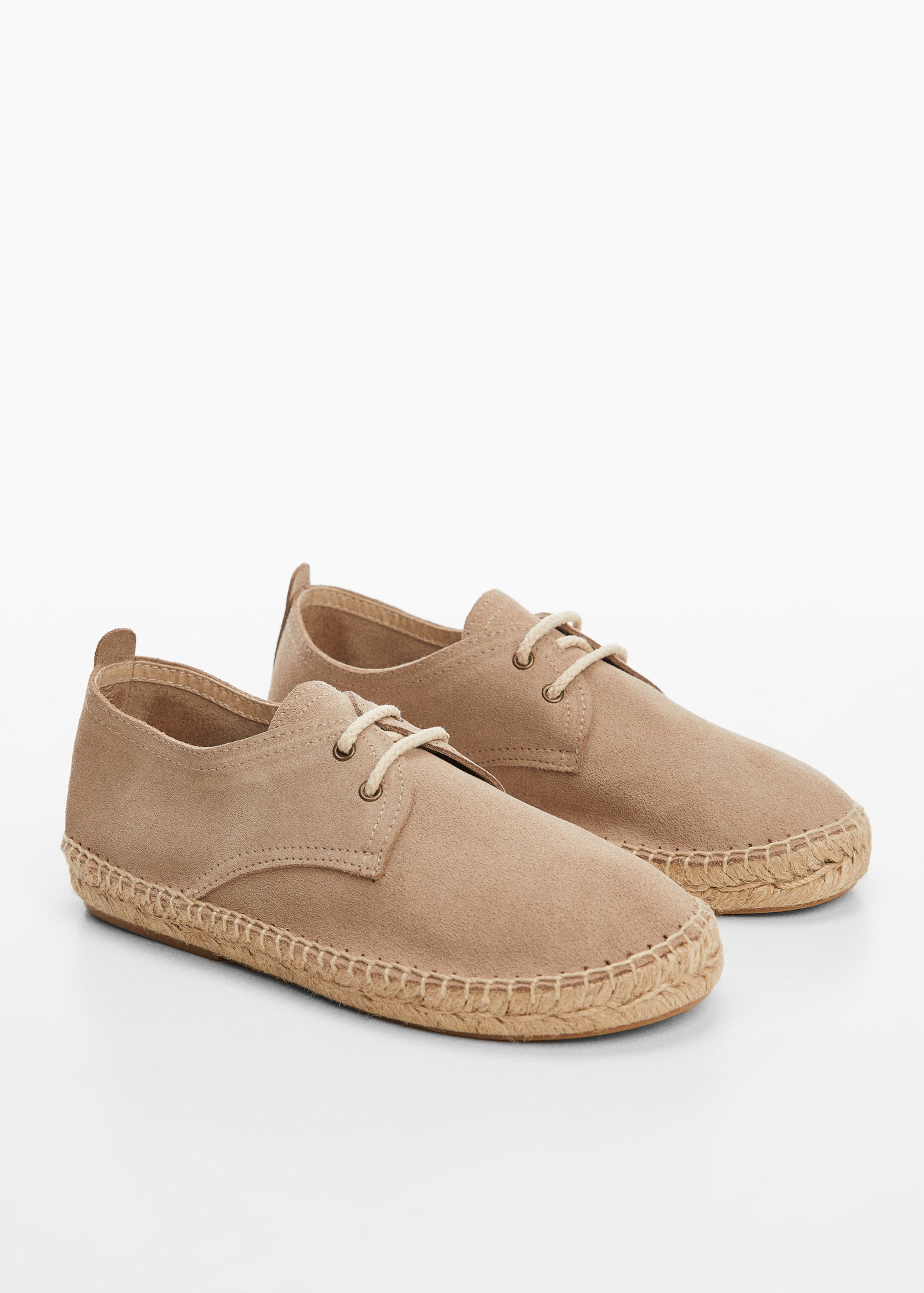 Alpargata serraje cordones - Plano medio