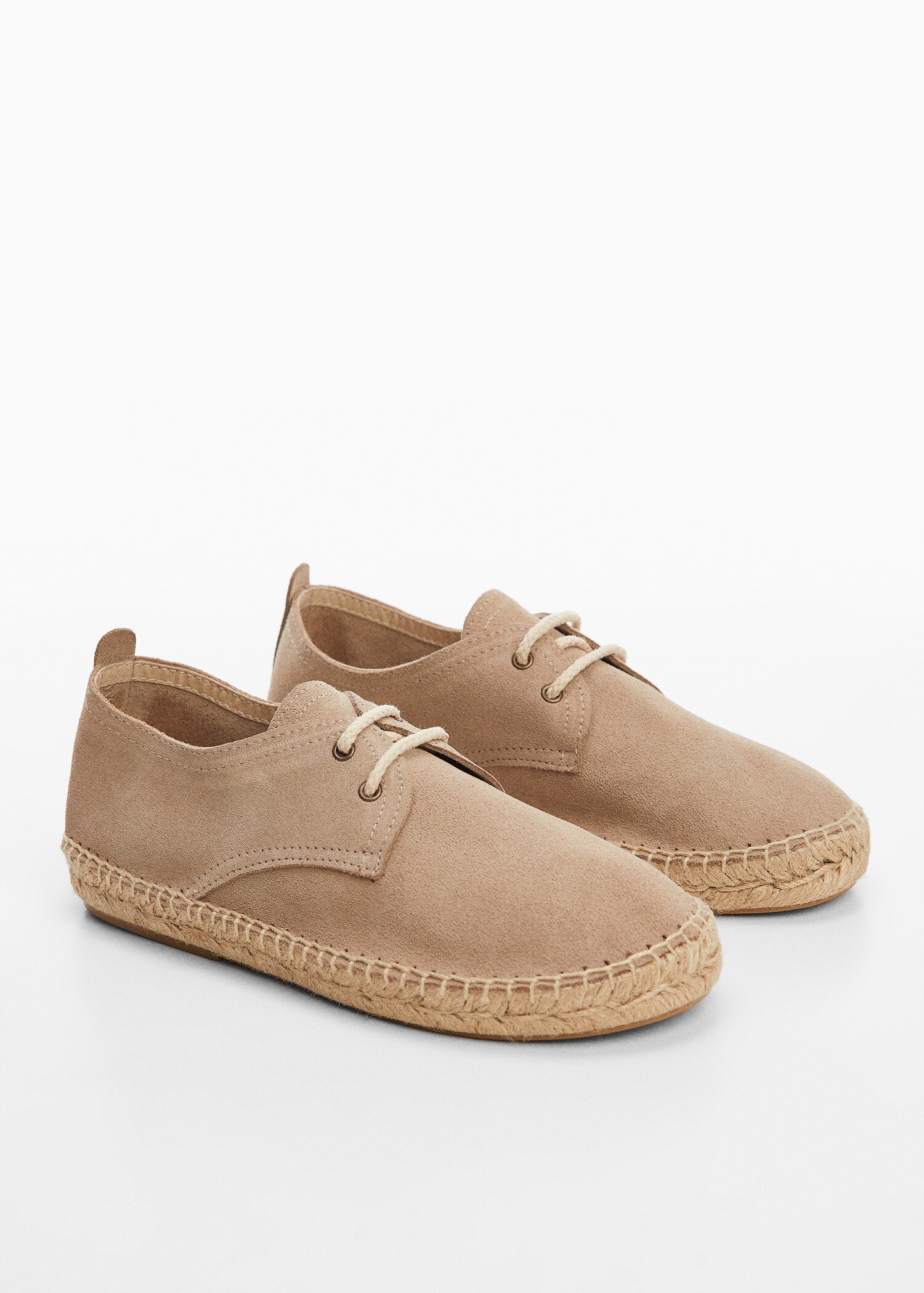 Espadrillas crosta di cuoio lacci - Piano medio