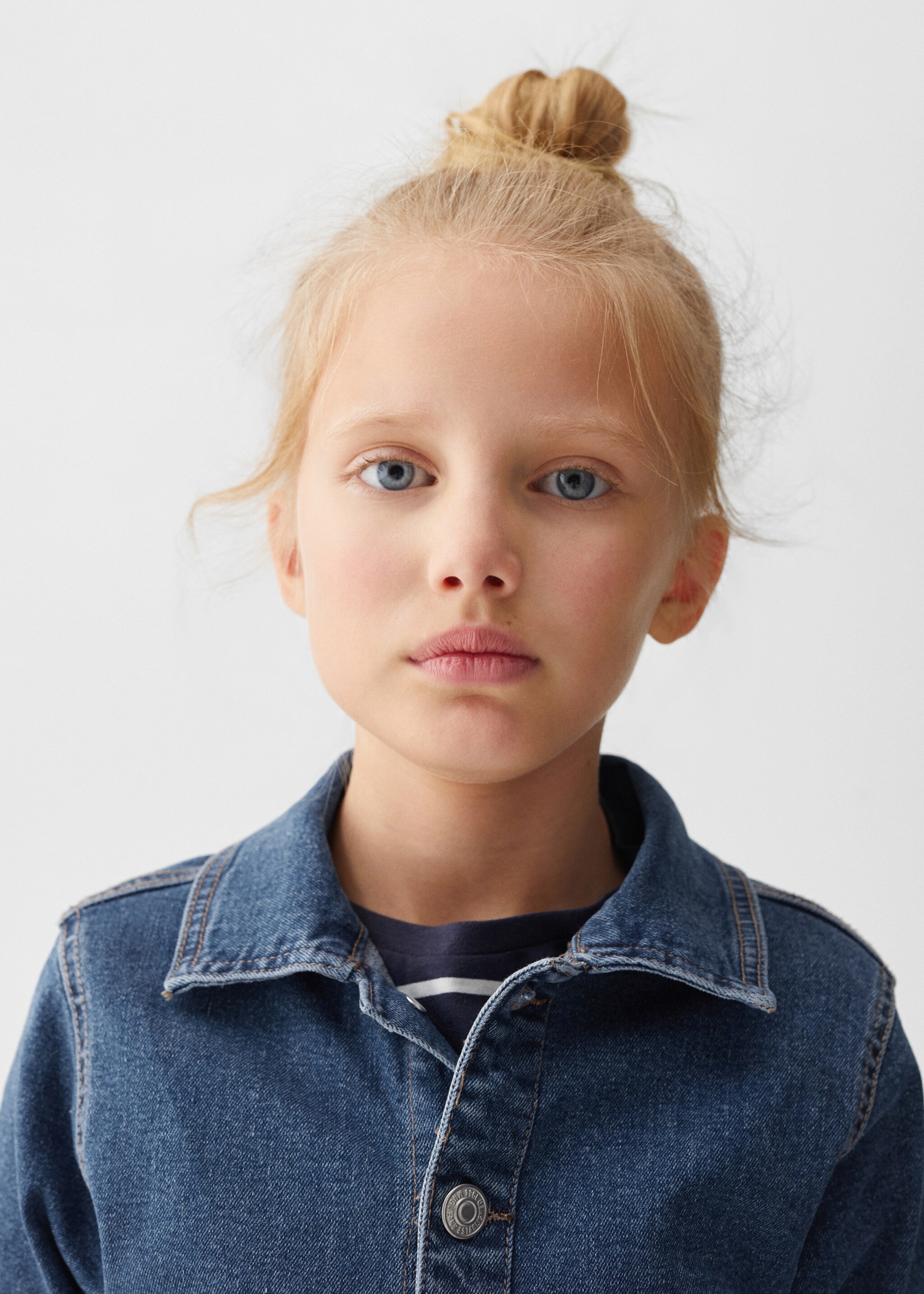 Long denim jumpsuit - Details of the article 1