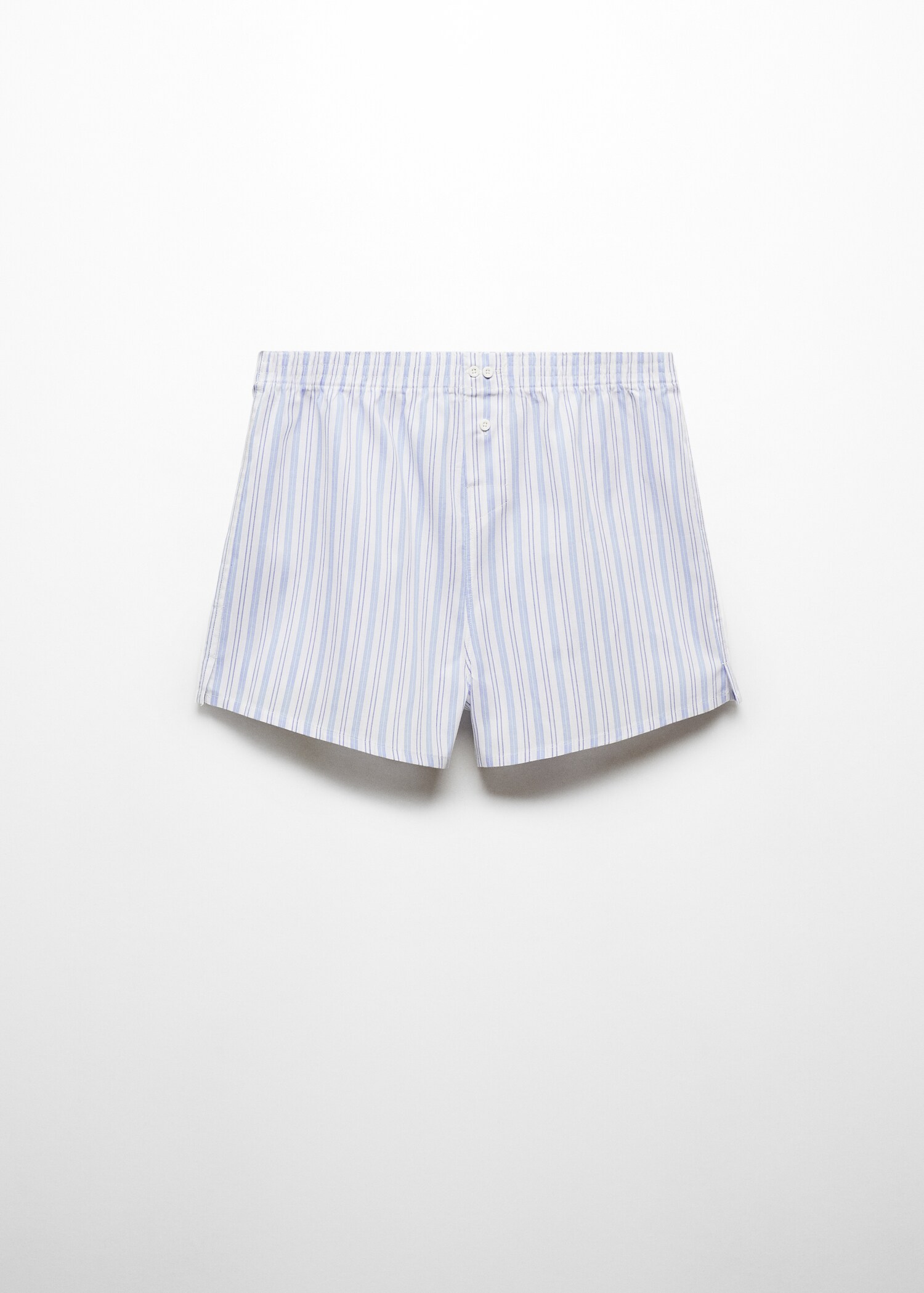Striped printed cotton briefs - Article without model
