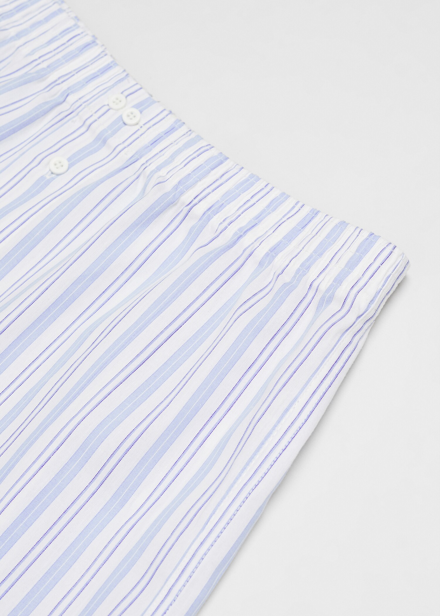 Striped printed cotton briefs - Details of the article 0