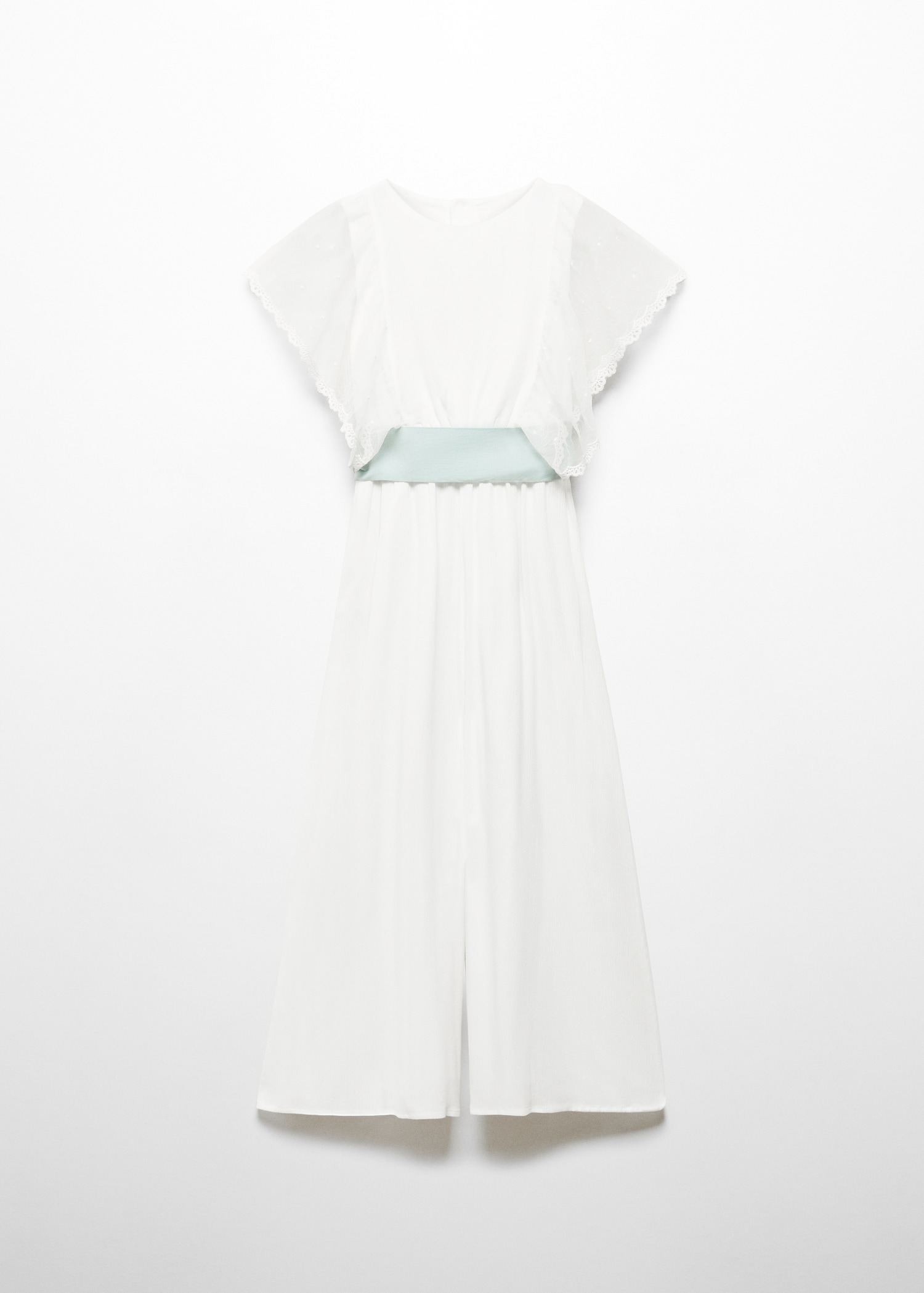 Bow long jumpsuit Girls MANGO OUTLET USA - Main Image