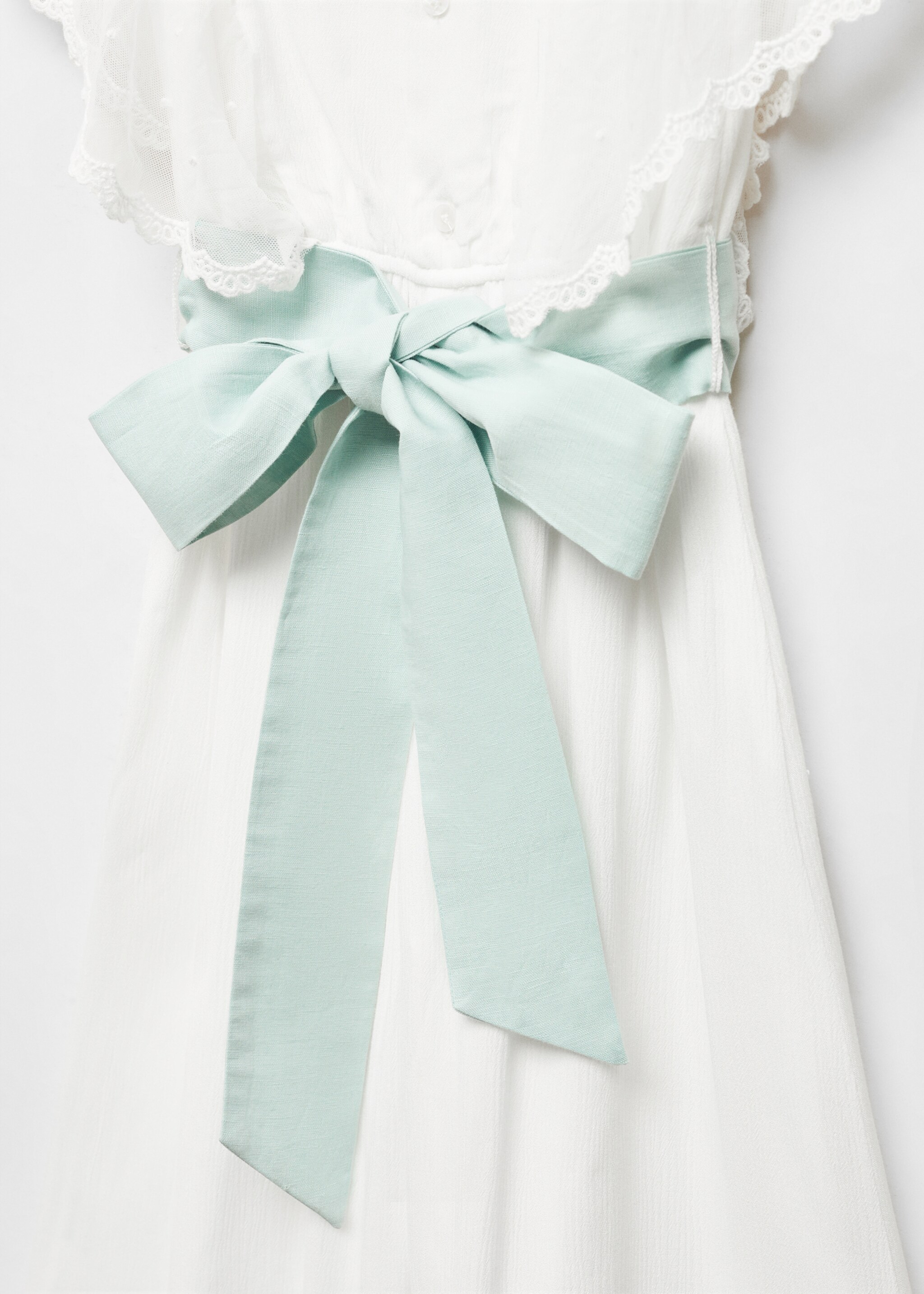 Bow long jumpsuit - Details of the article 8