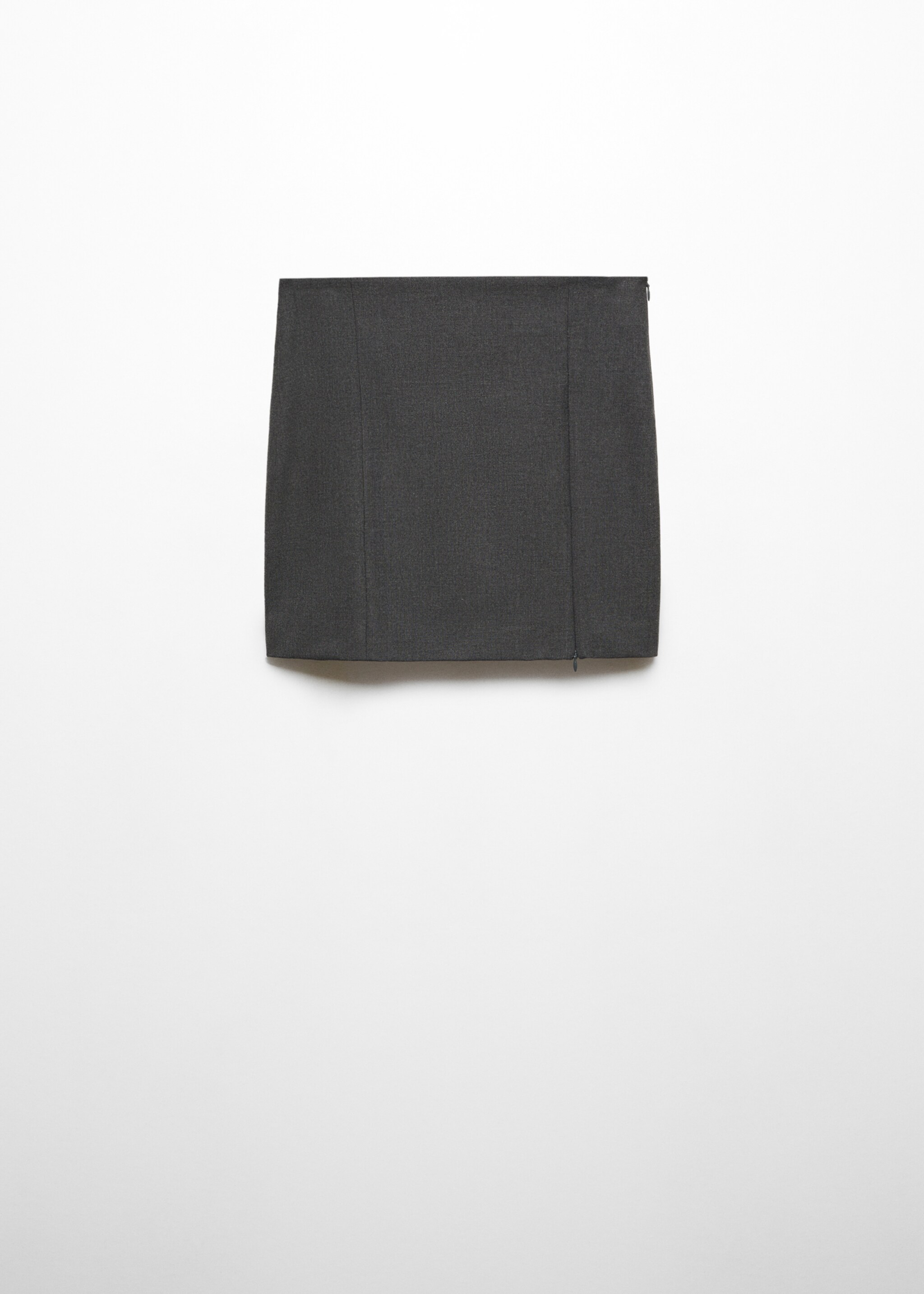 Side zipper mini skirt - Article without model