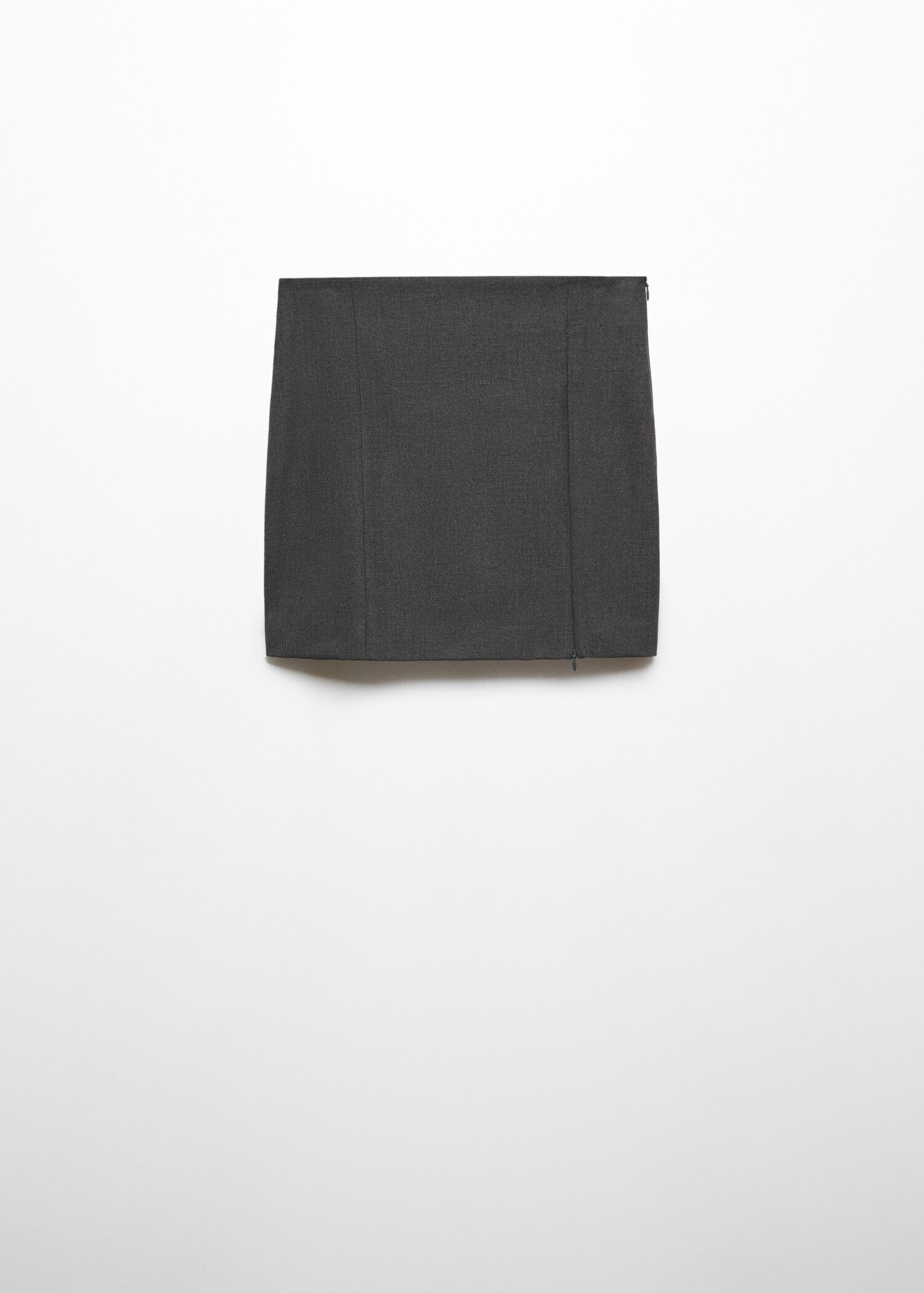 Side zipper mini skirt - Article without model