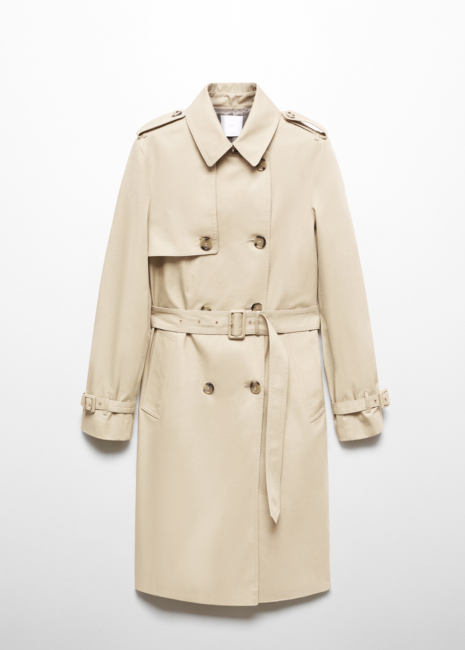 Klassischer Trenchcoat mit Gürtel - Artikel ohne Model