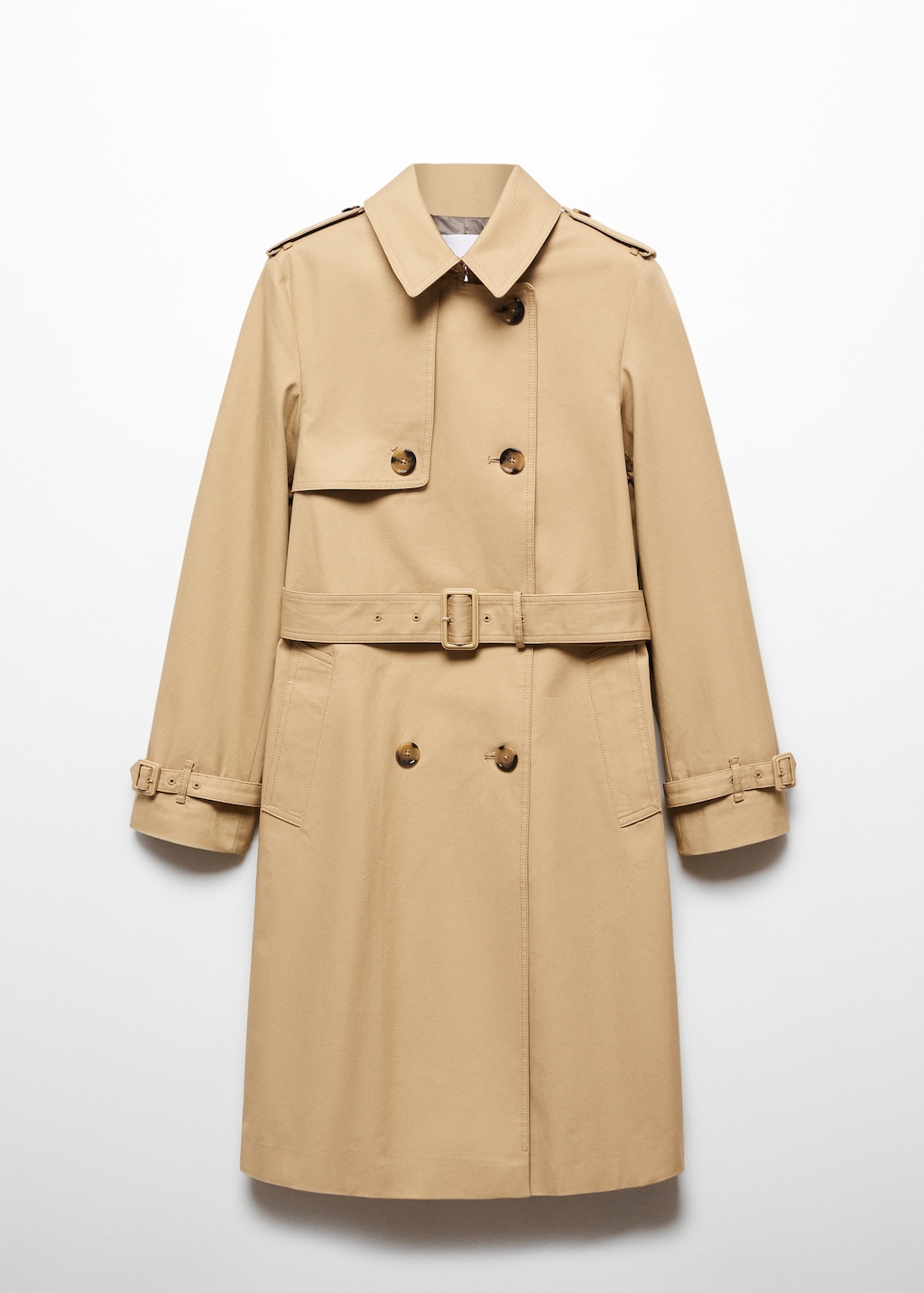 【送料&関税込】Golden  Cotton Trench Women_s_Belted_Cotton-