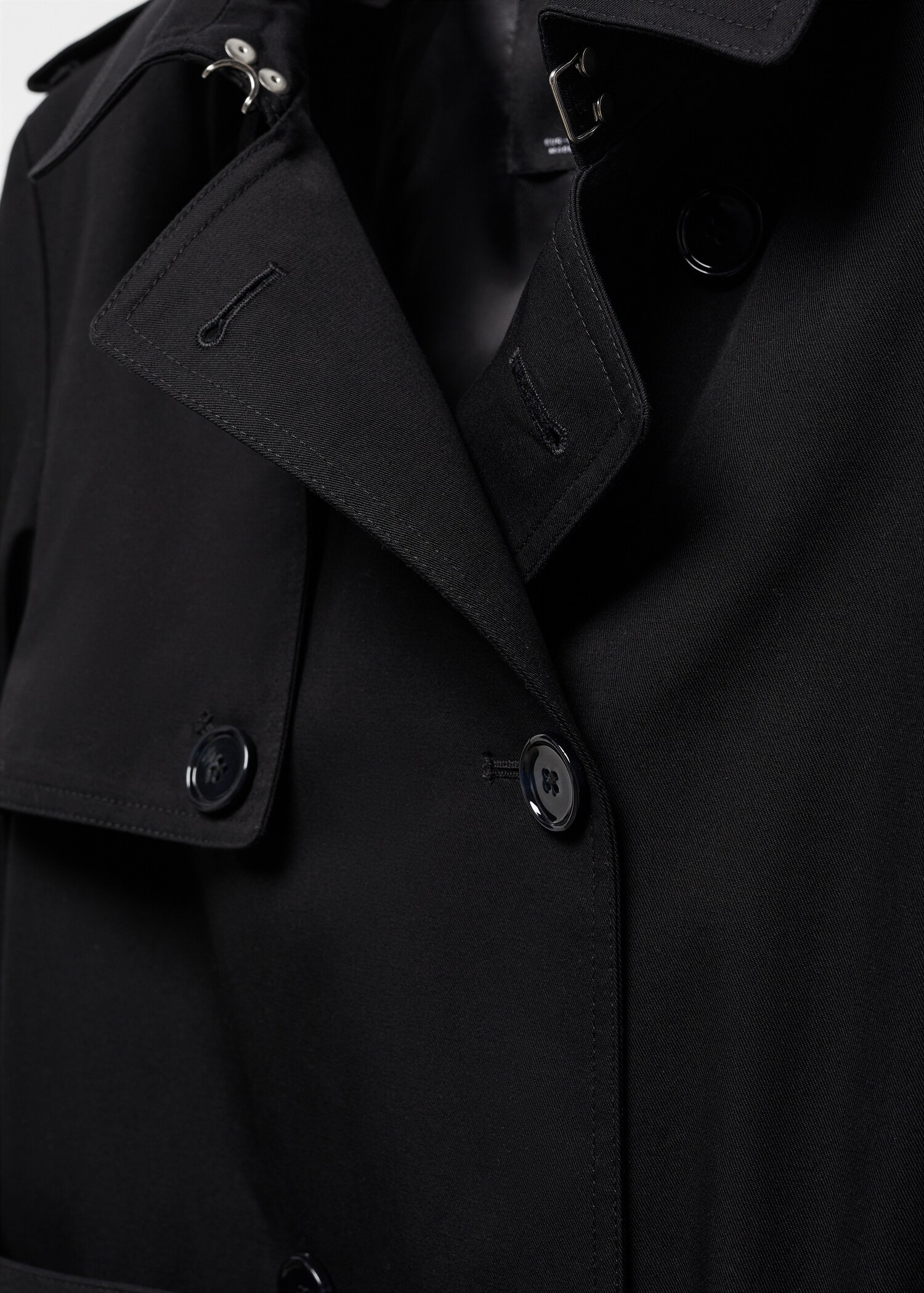 Klassischer Trenchcoat mit Gürtel - Detail des Artikels 8