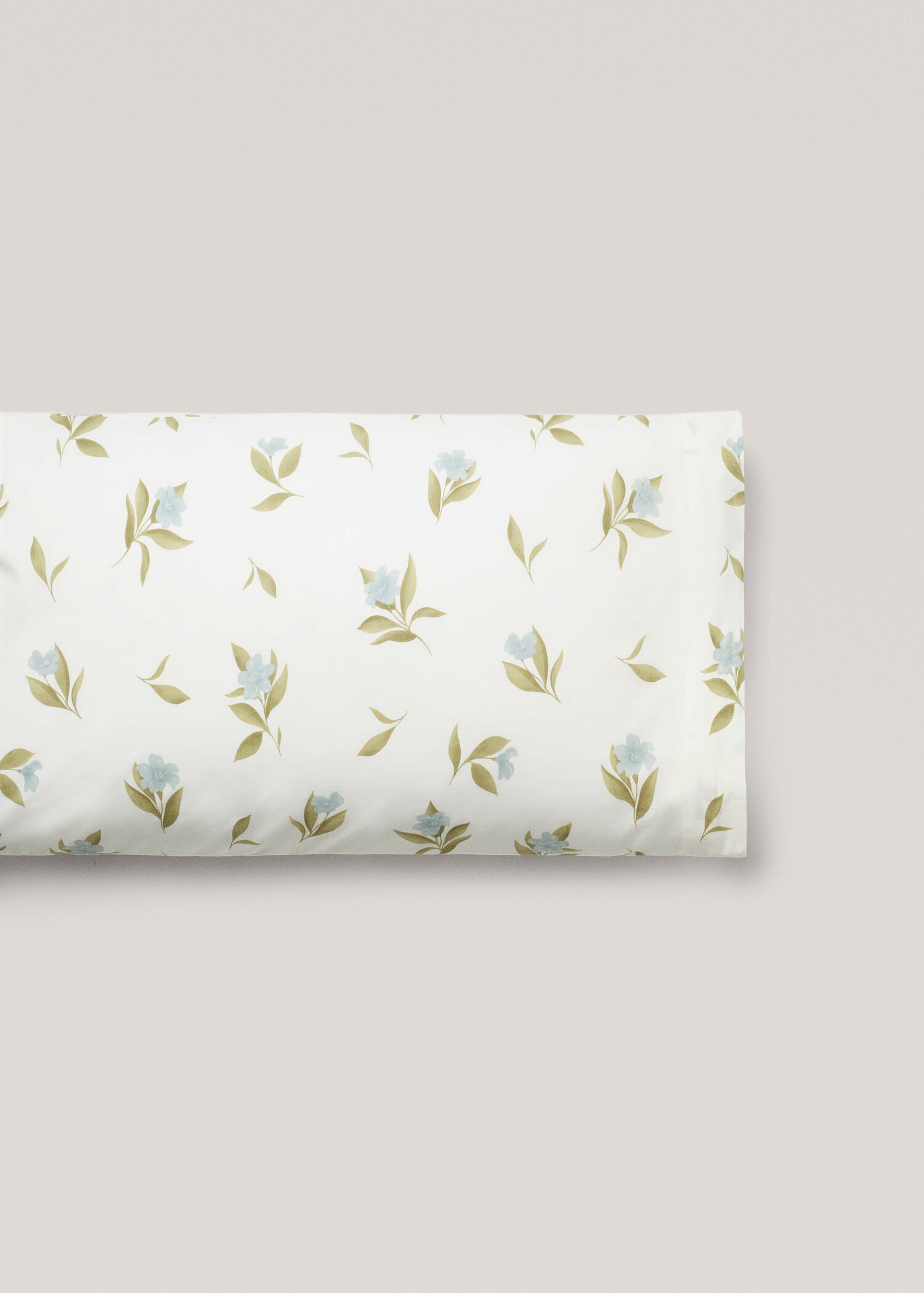 Blommigt örngott bomull 45x110 cm - Artikel utan modell