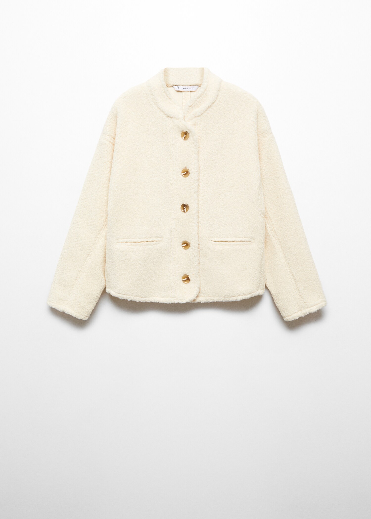 Shearling-effect jacket - Article without model