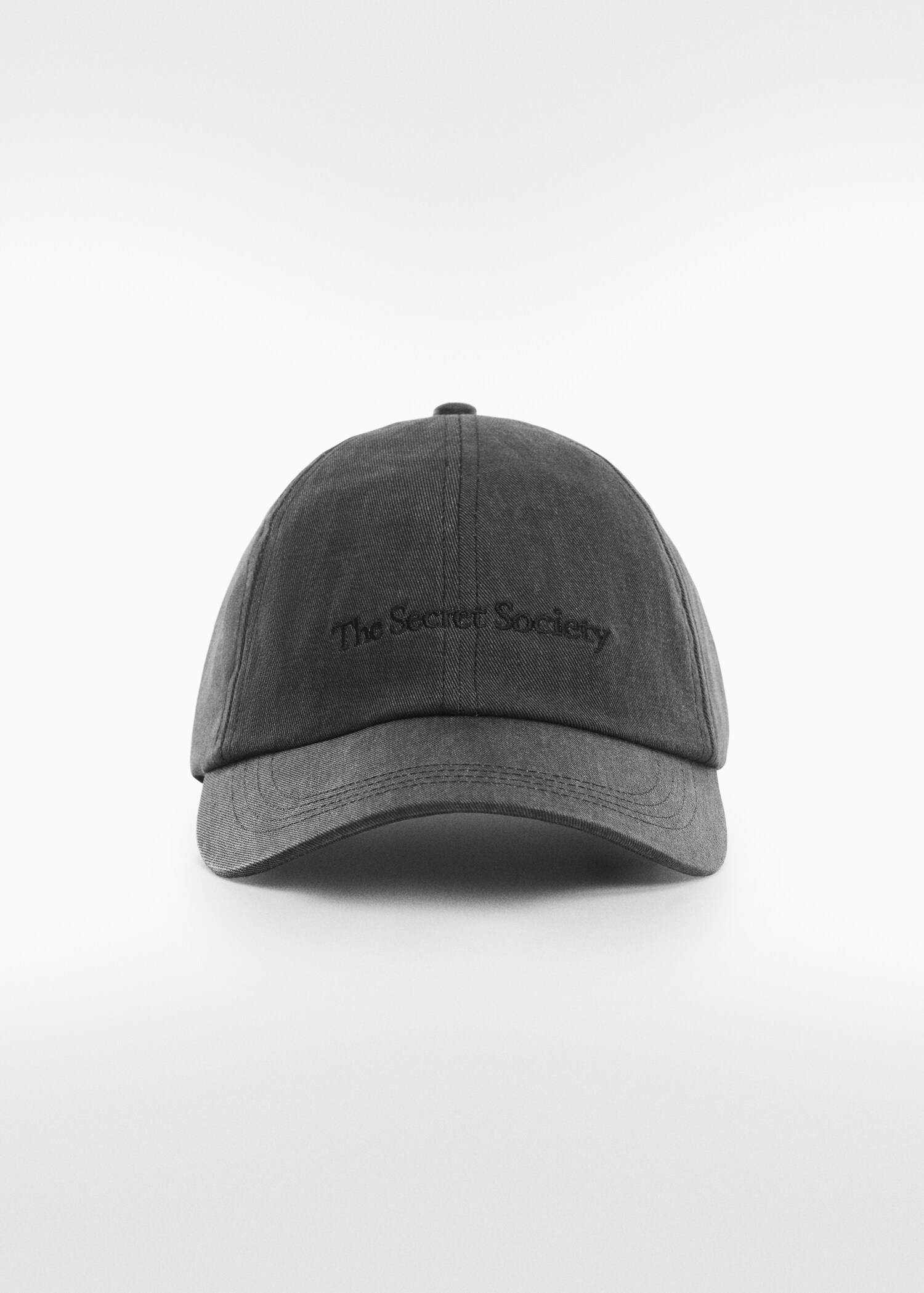 Gorra denim mensaje - Plano medio