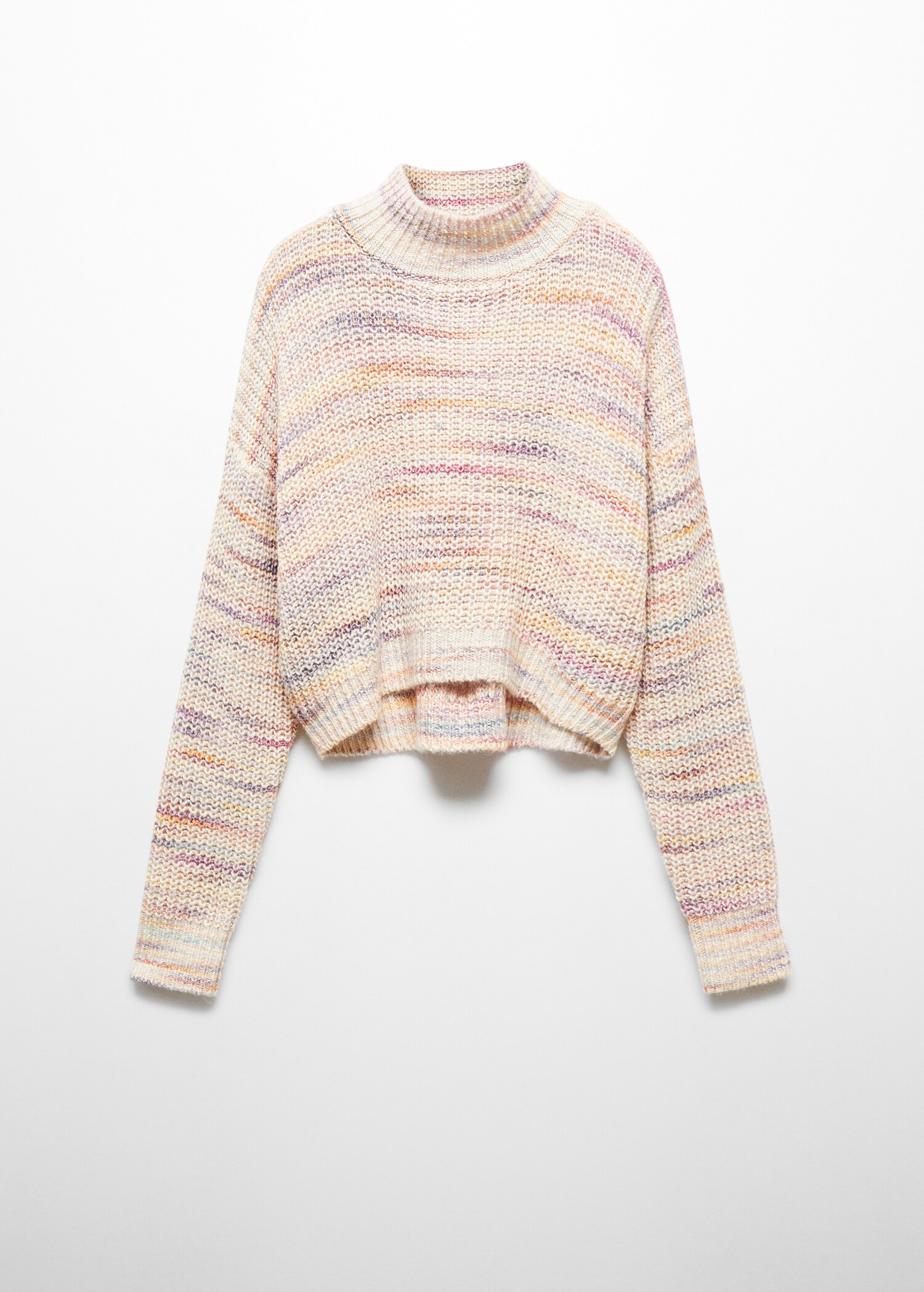Knitted cropped sweater - Article without model