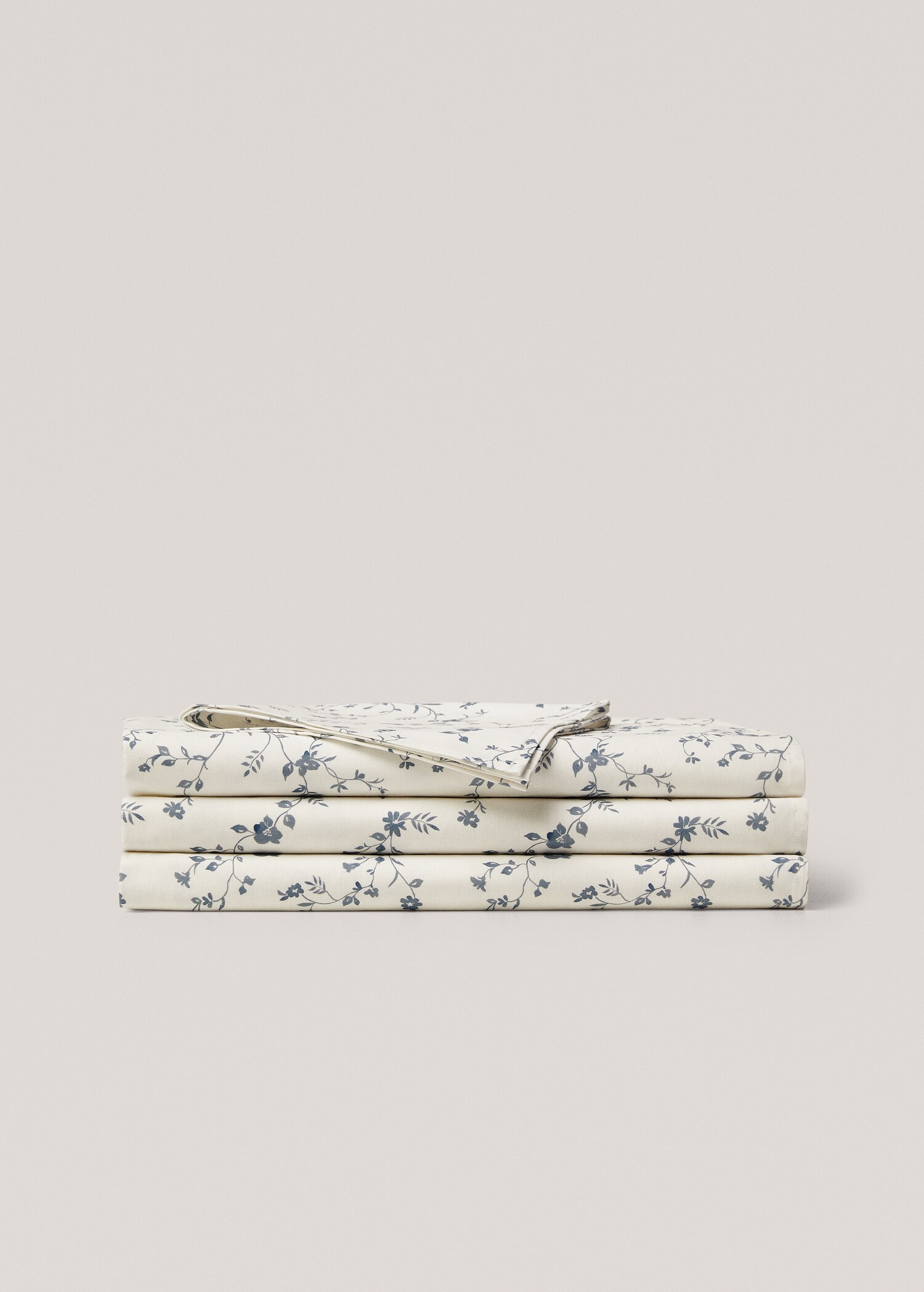 Tovaglia cotone stampa fiori 170x170 cm - Articolo senza modello