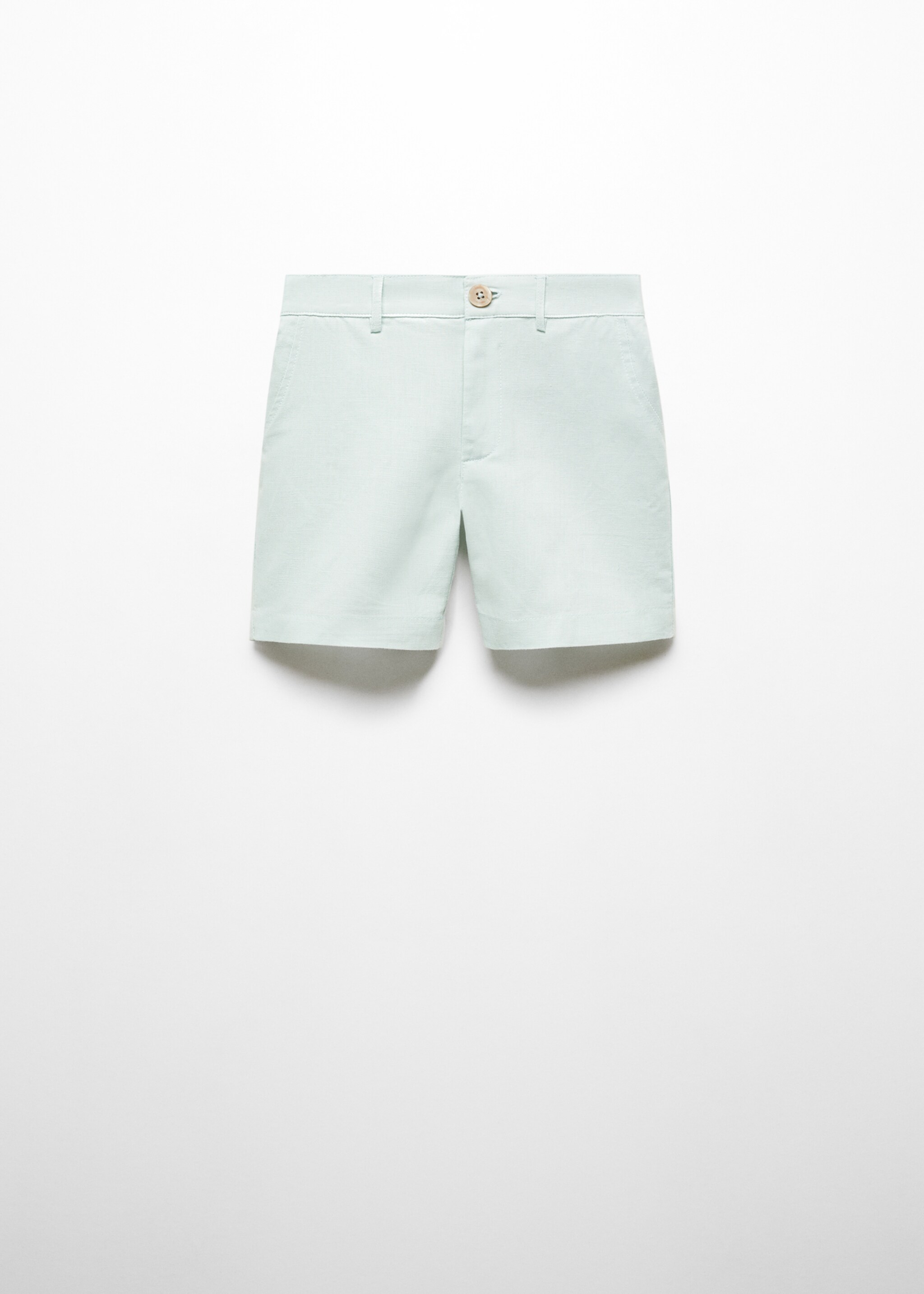 Linen-blend Bermuda shorts - Article without model