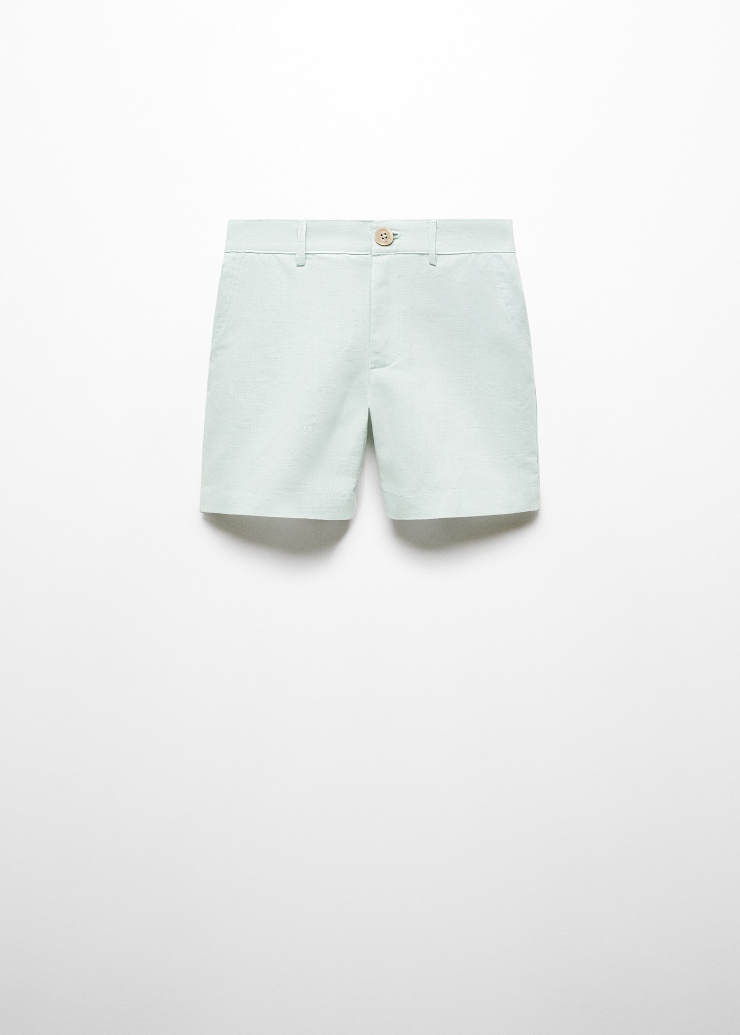 Linen-blend Bermuda shorts - Article without model