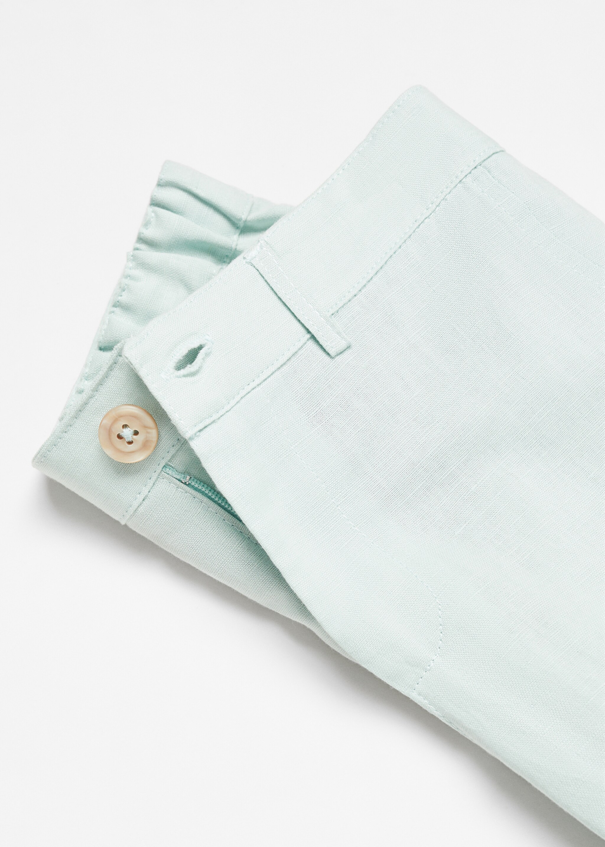 Linen-blend Bermuda shorts - Details of the article 8