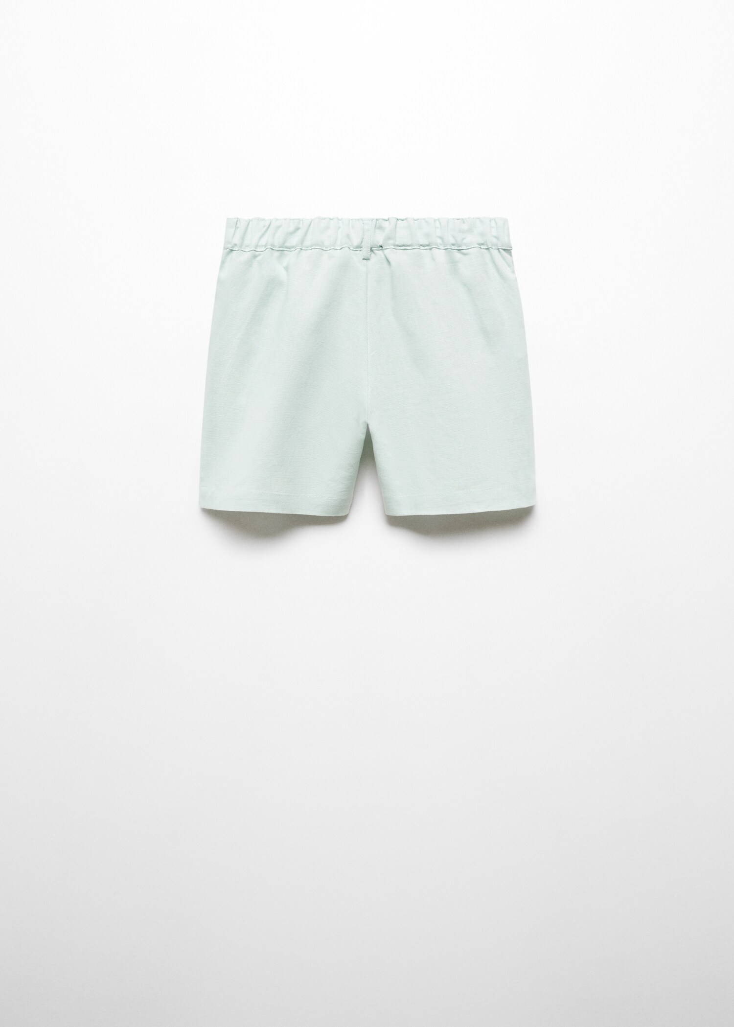 Linen-blend Bermuda shorts - Reverse of the article