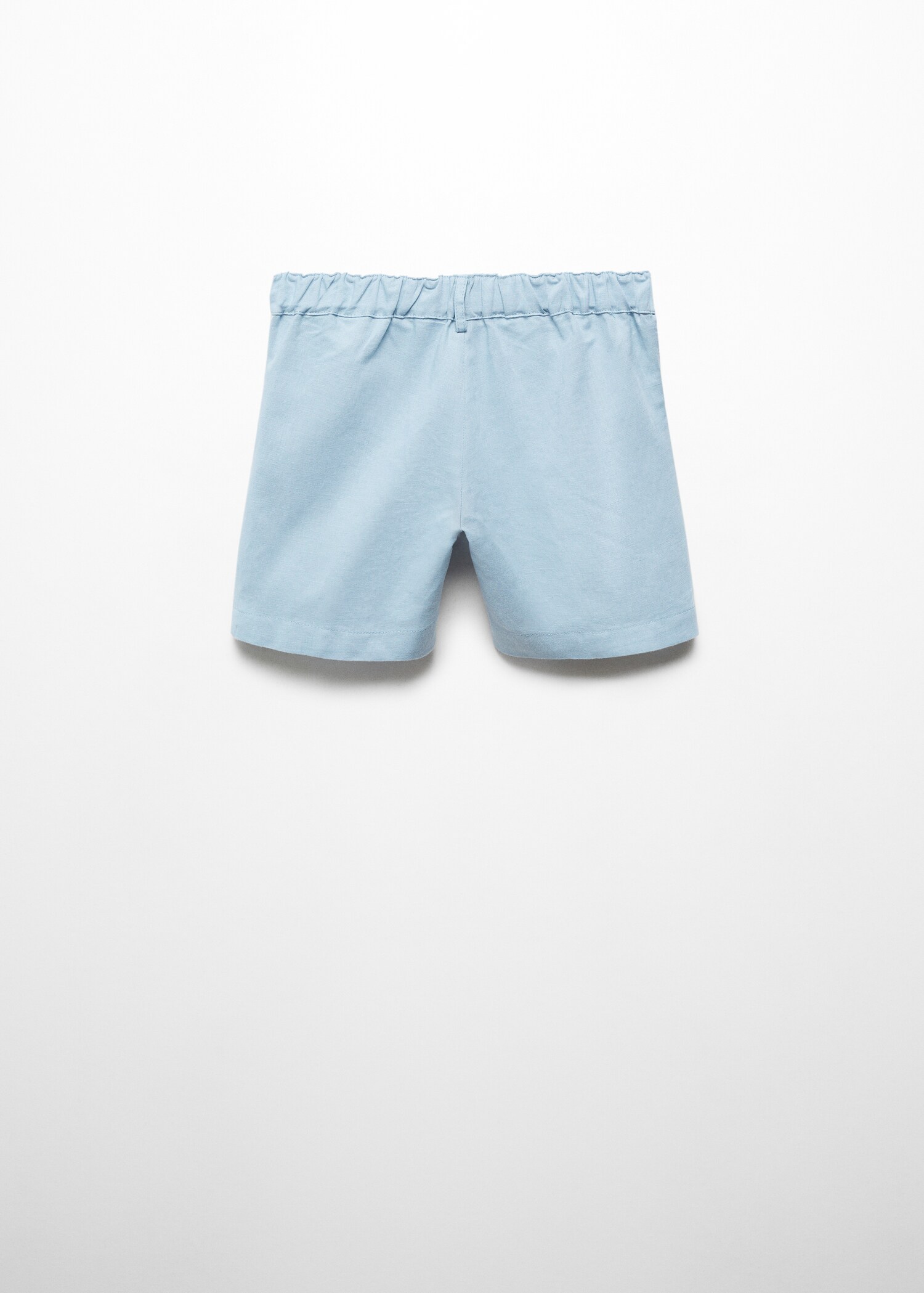 Linen-blend Bermuda shorts - Reverse of the article