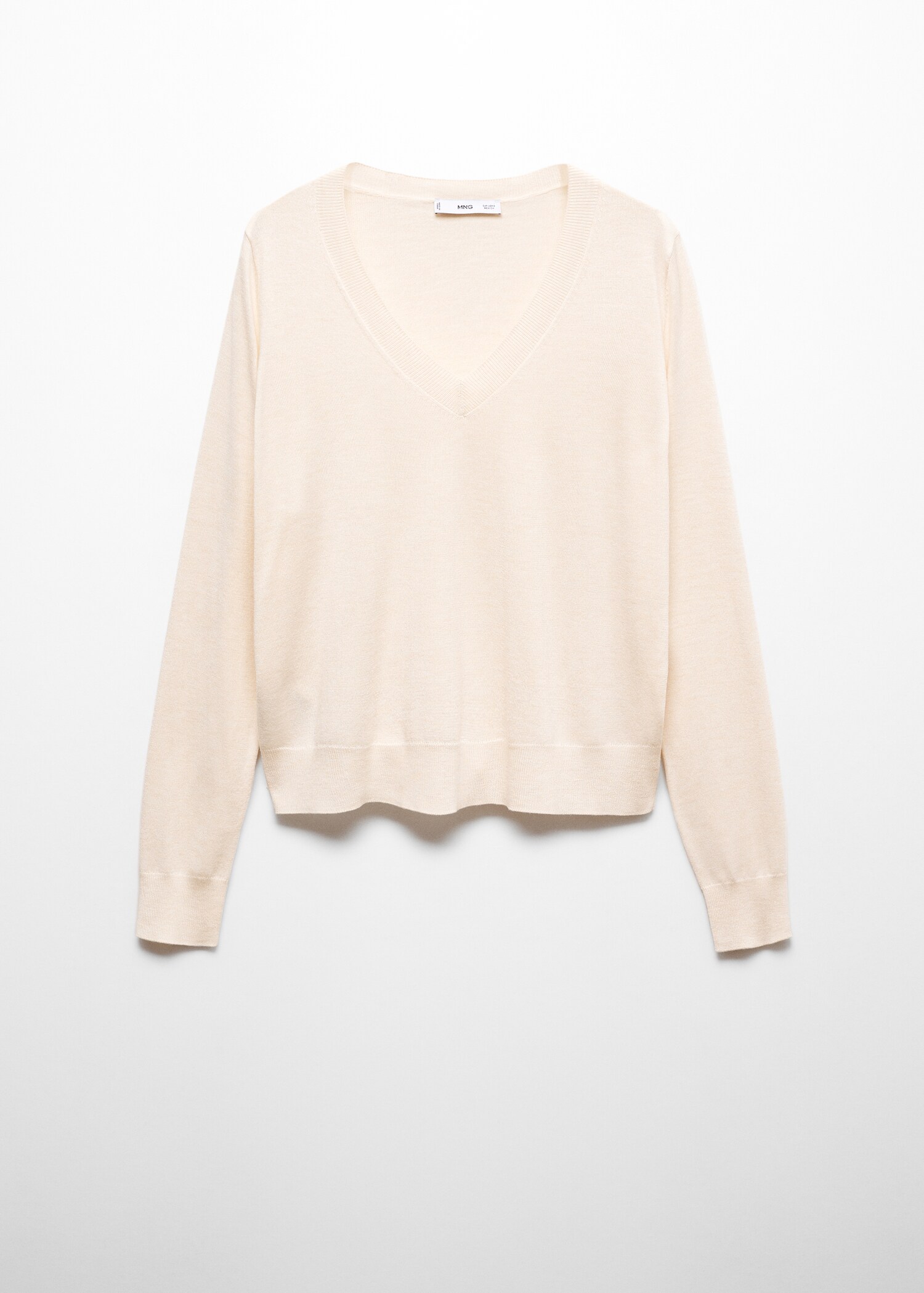 V-neck knit sweater - Article without model