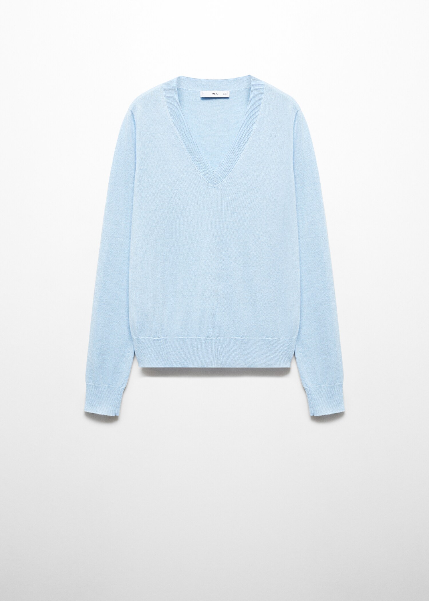V-neck knit sweater - Article without model