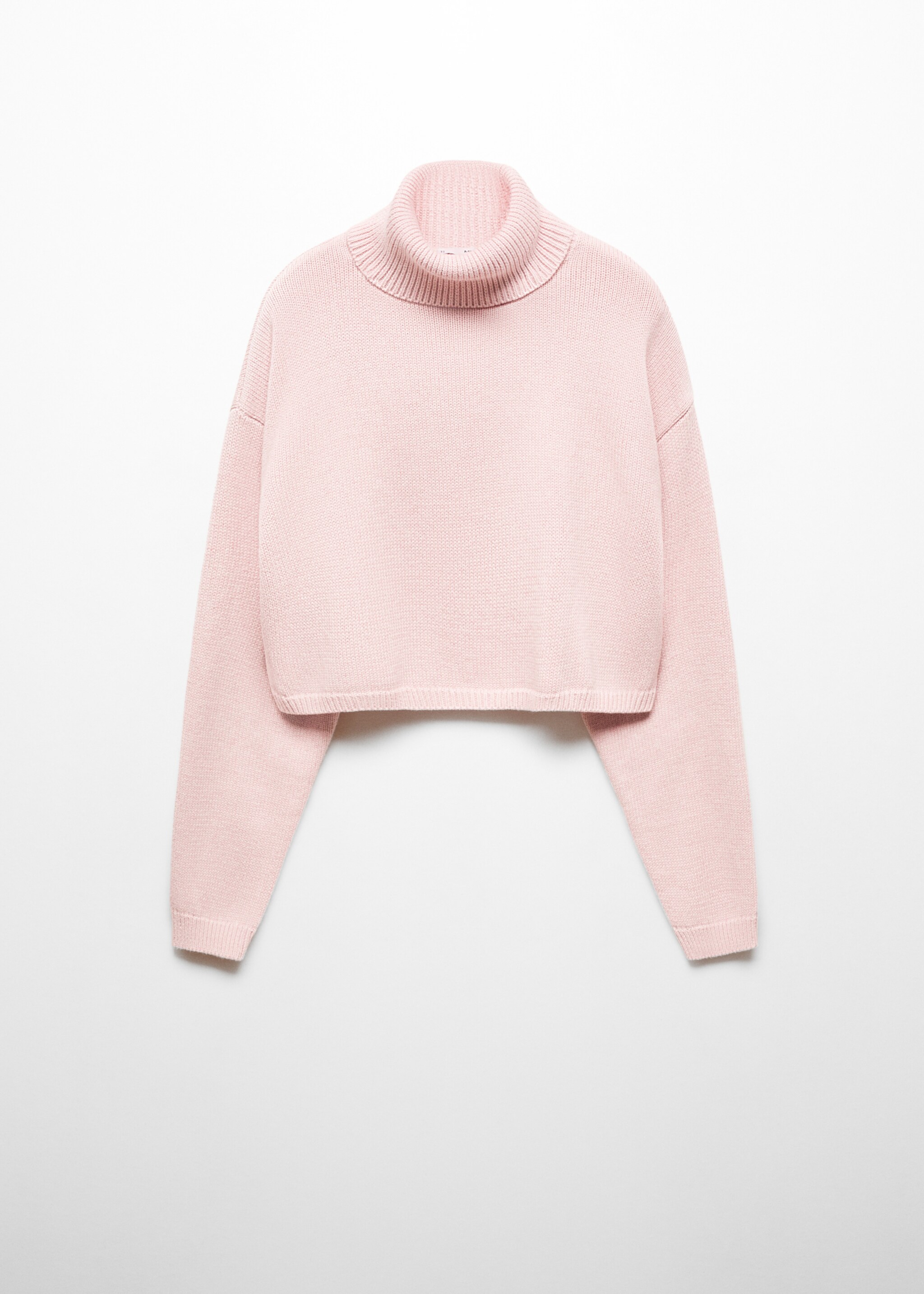 Sweter z dzianiny z wywijanym golfem - Artykuł bez modela/modelki