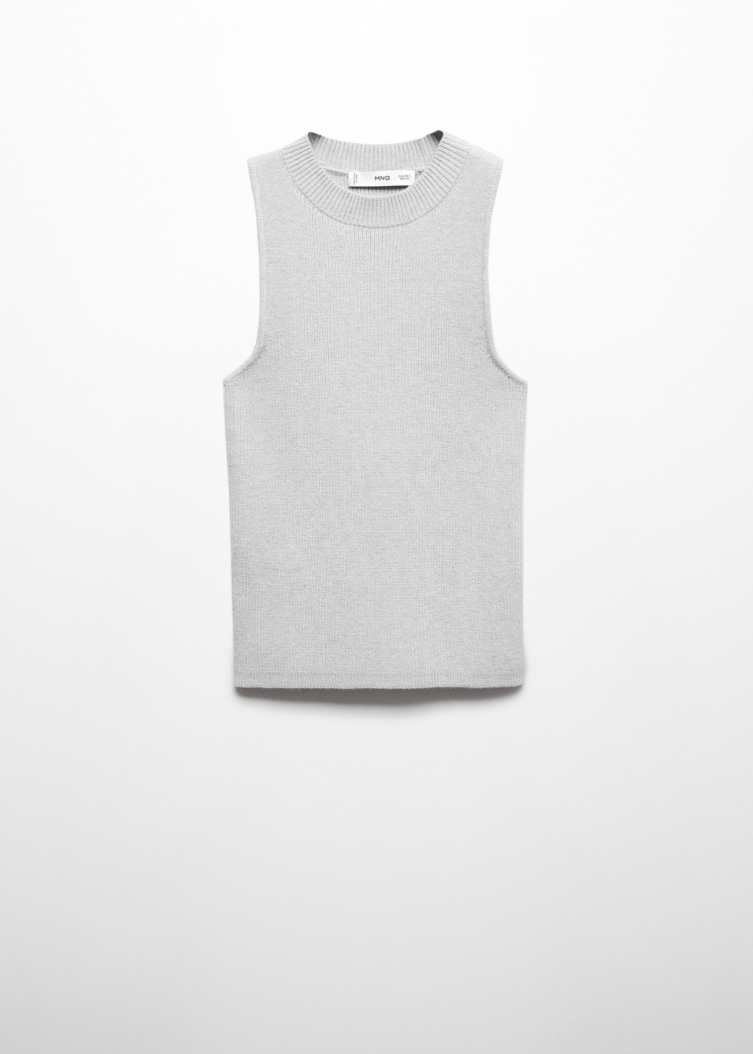 Ribbed knit top - Article without model