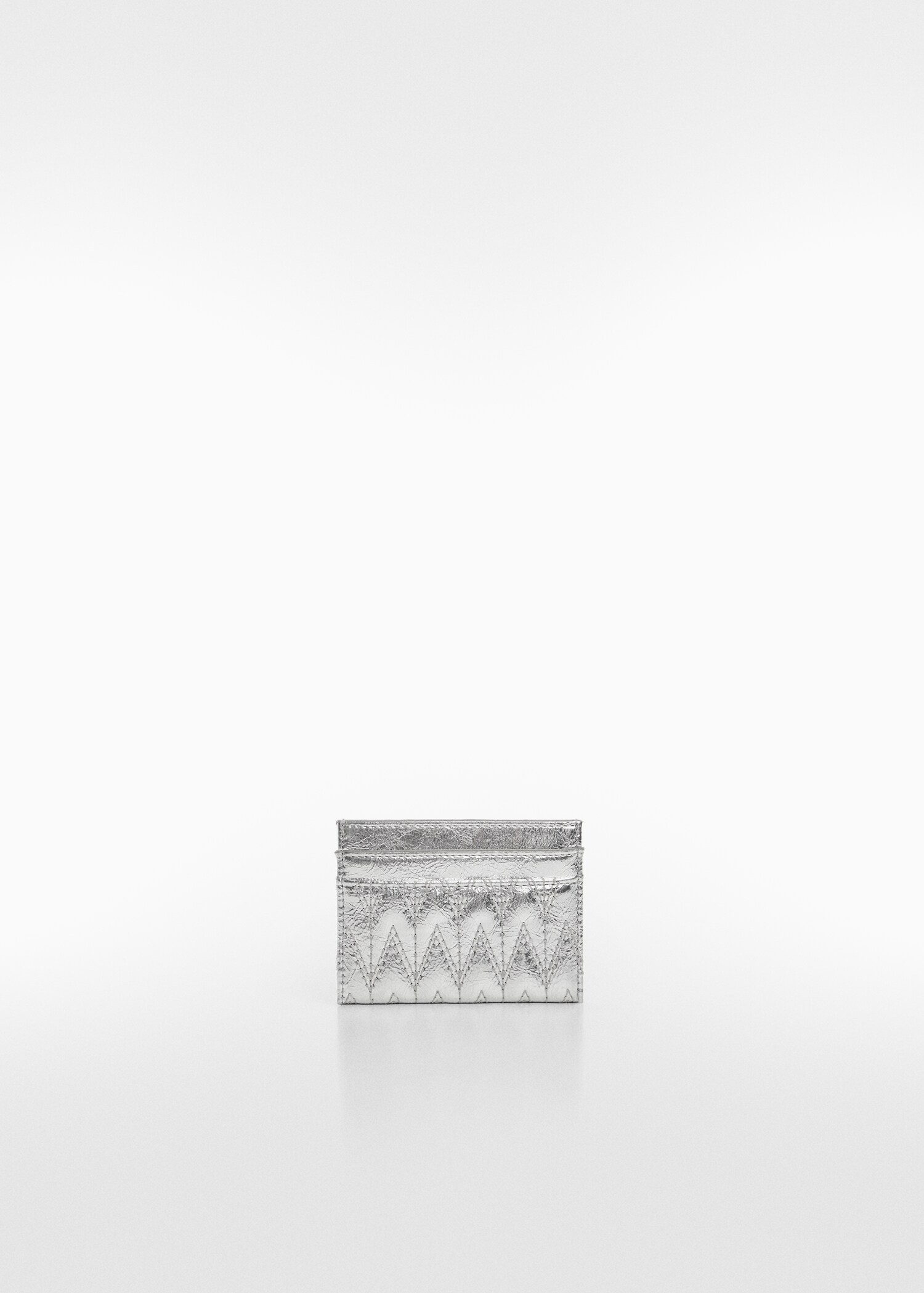 Quilted cardholder with logo - Details of the article 1