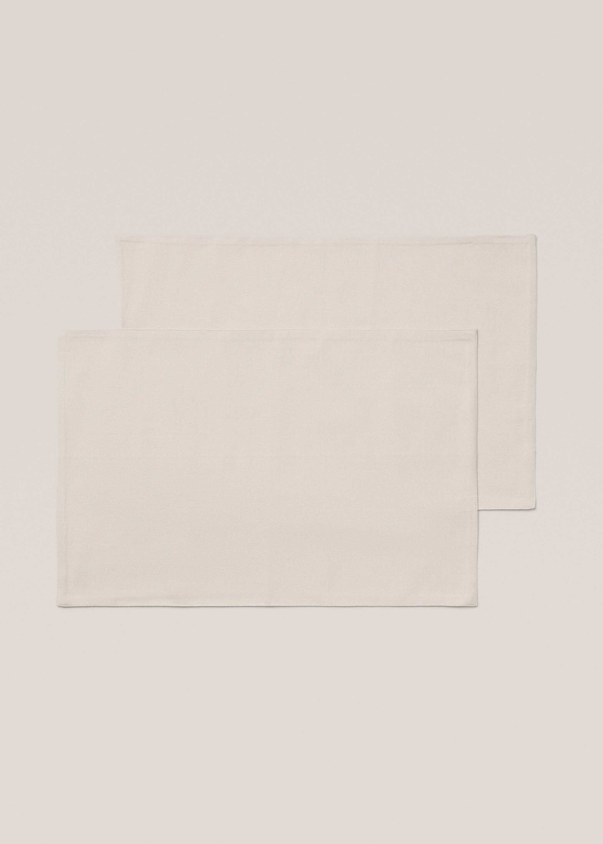 100% plain cotton placemat - Article without model