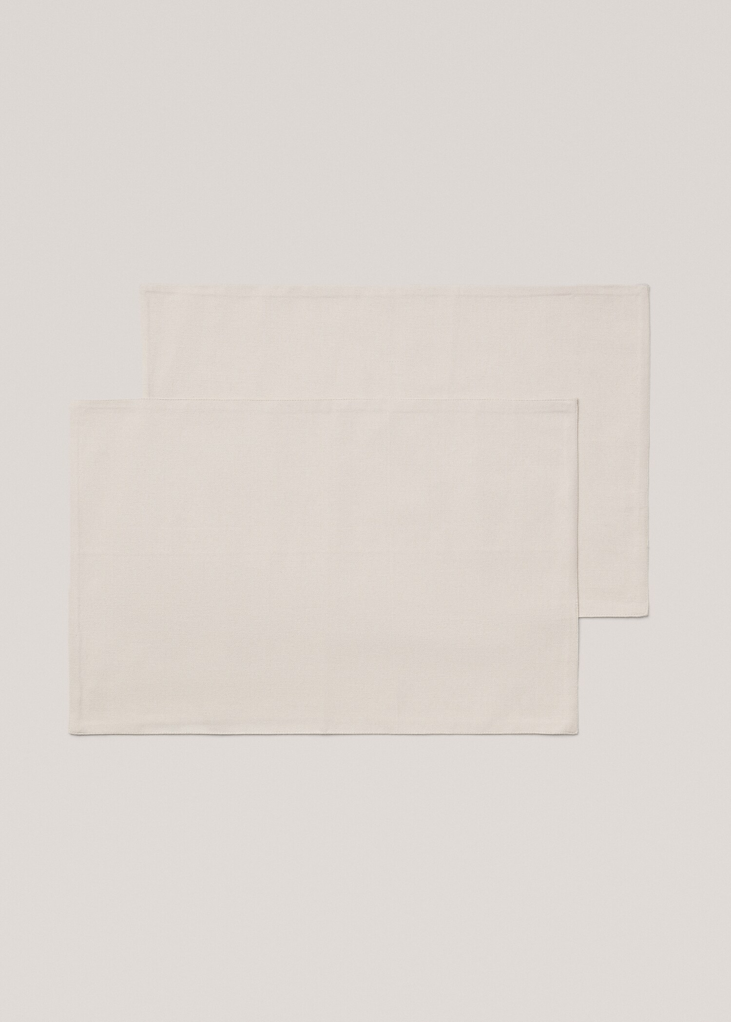 100% plain cotton placemat - Article without model