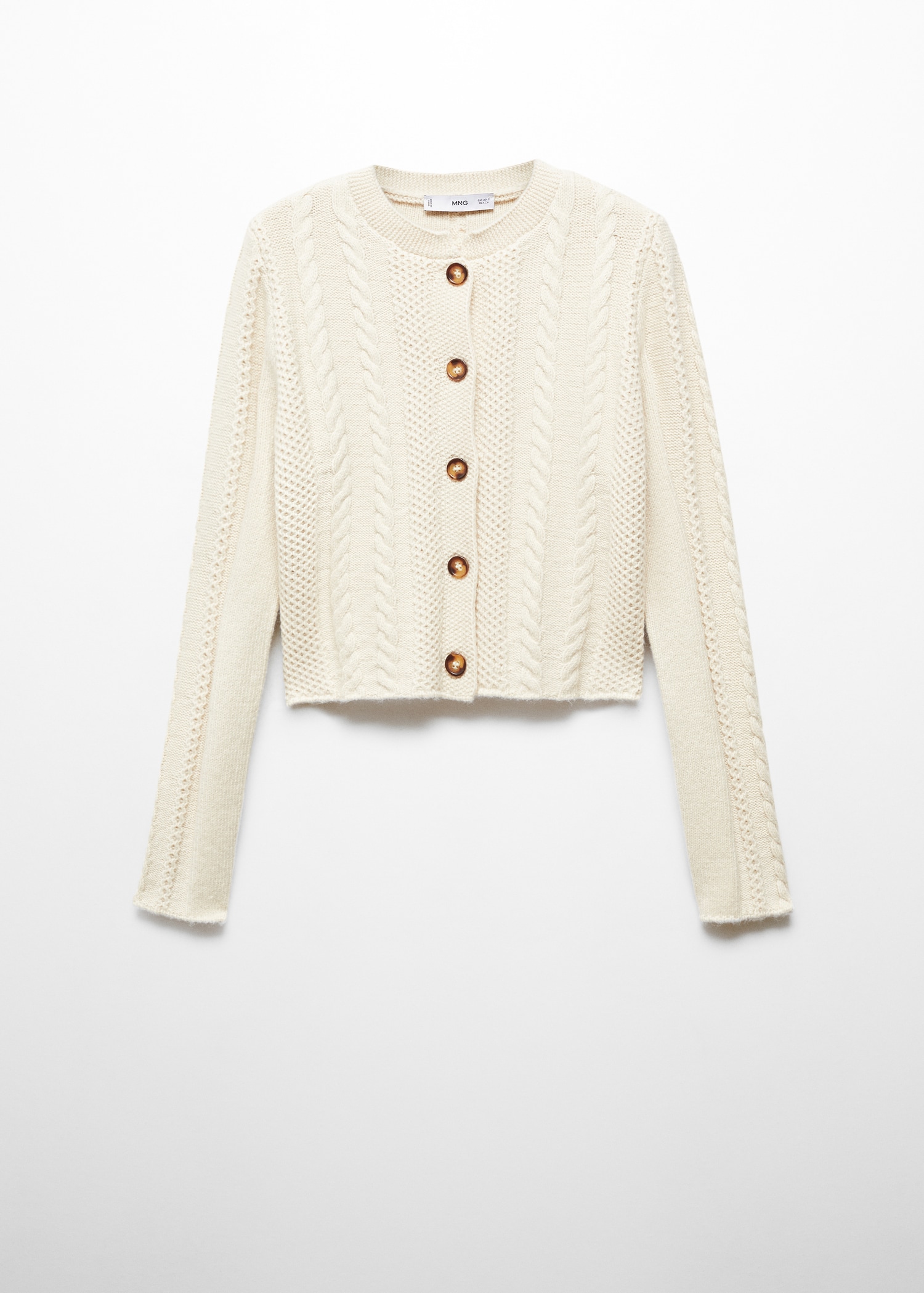 Cardigan Botones Cardigan Mujer Mango Outlet Cárdigan Punto