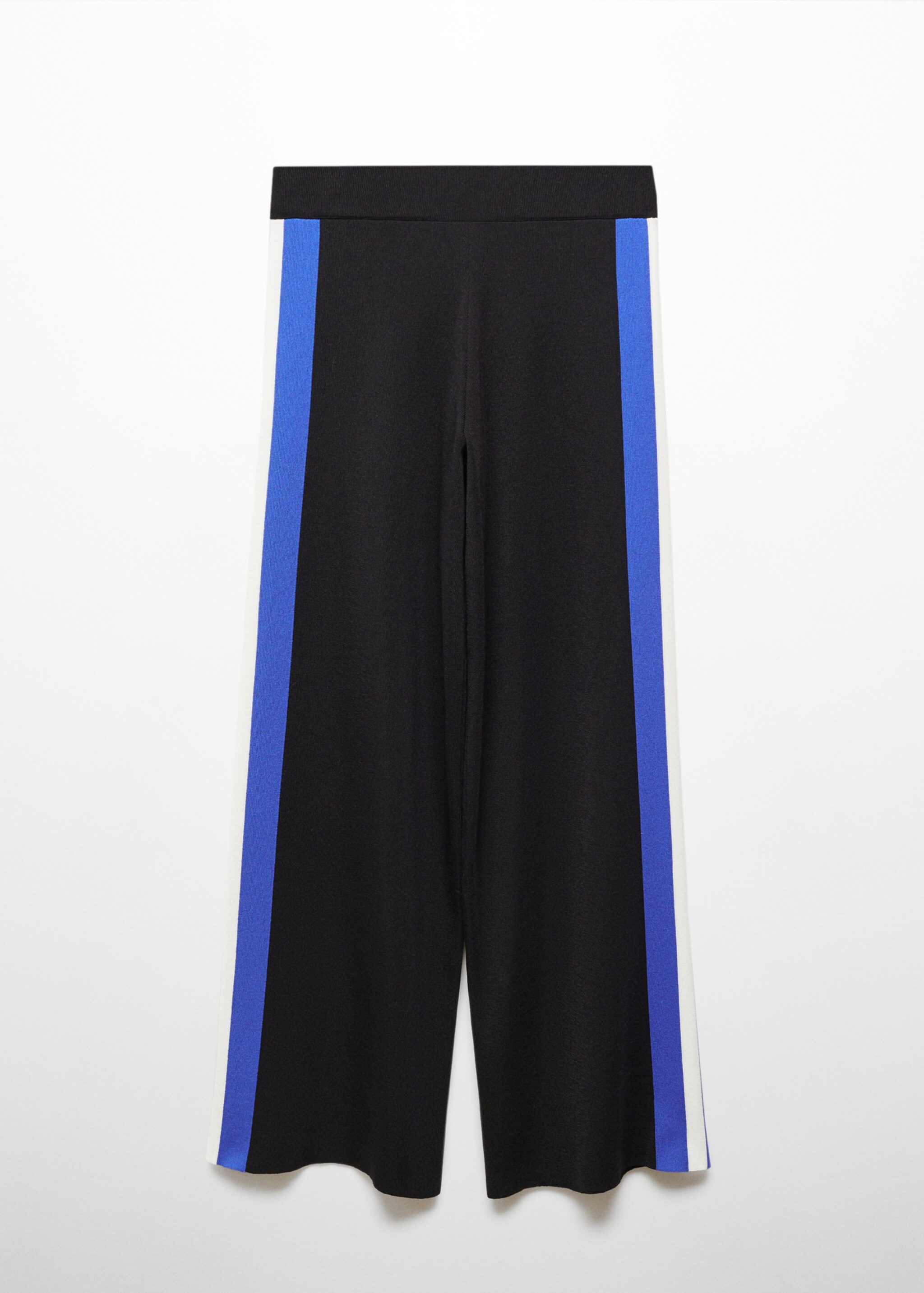 Straight knitted trousers - Article without model