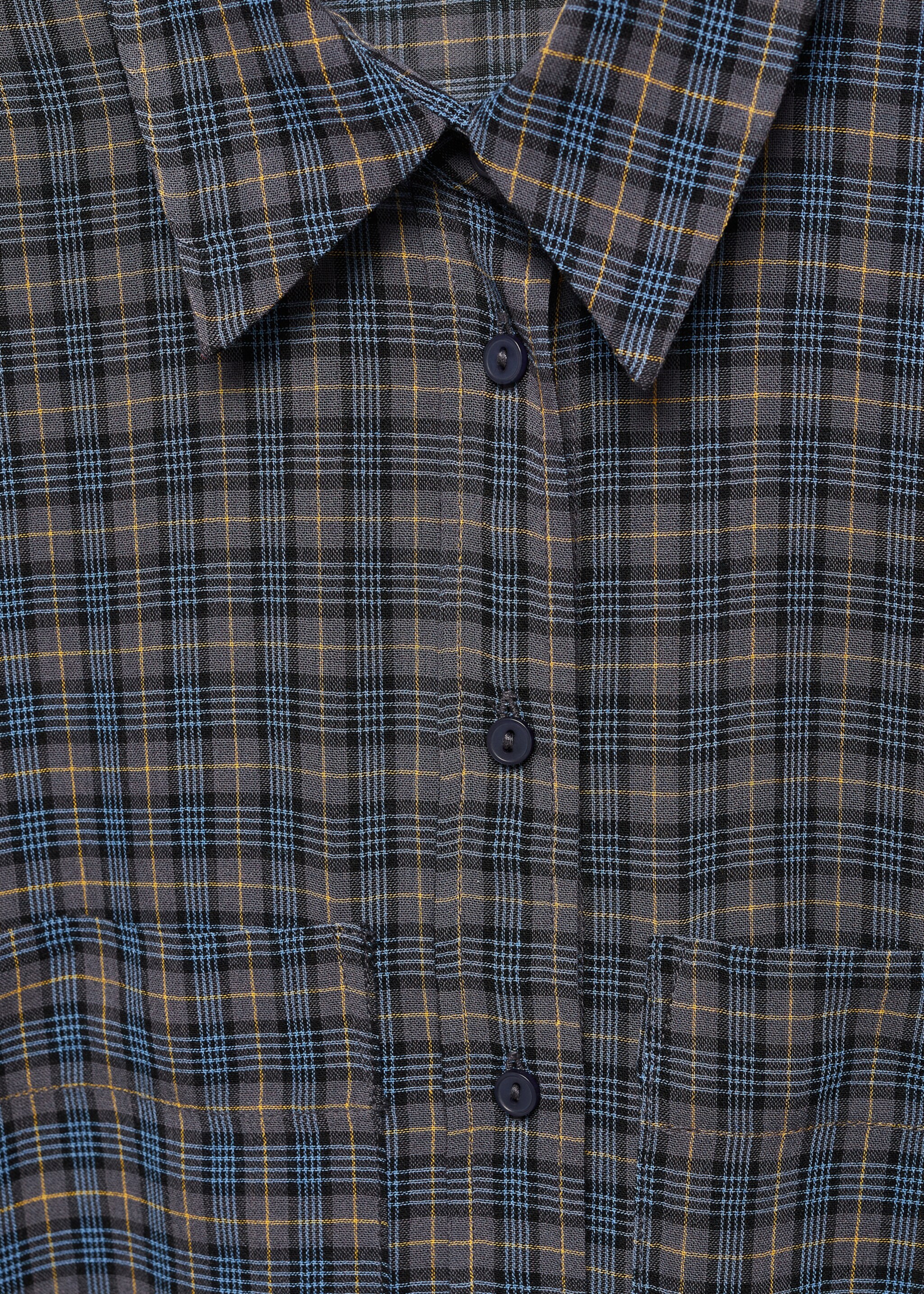 Oversize check shirt - Details of the article 8