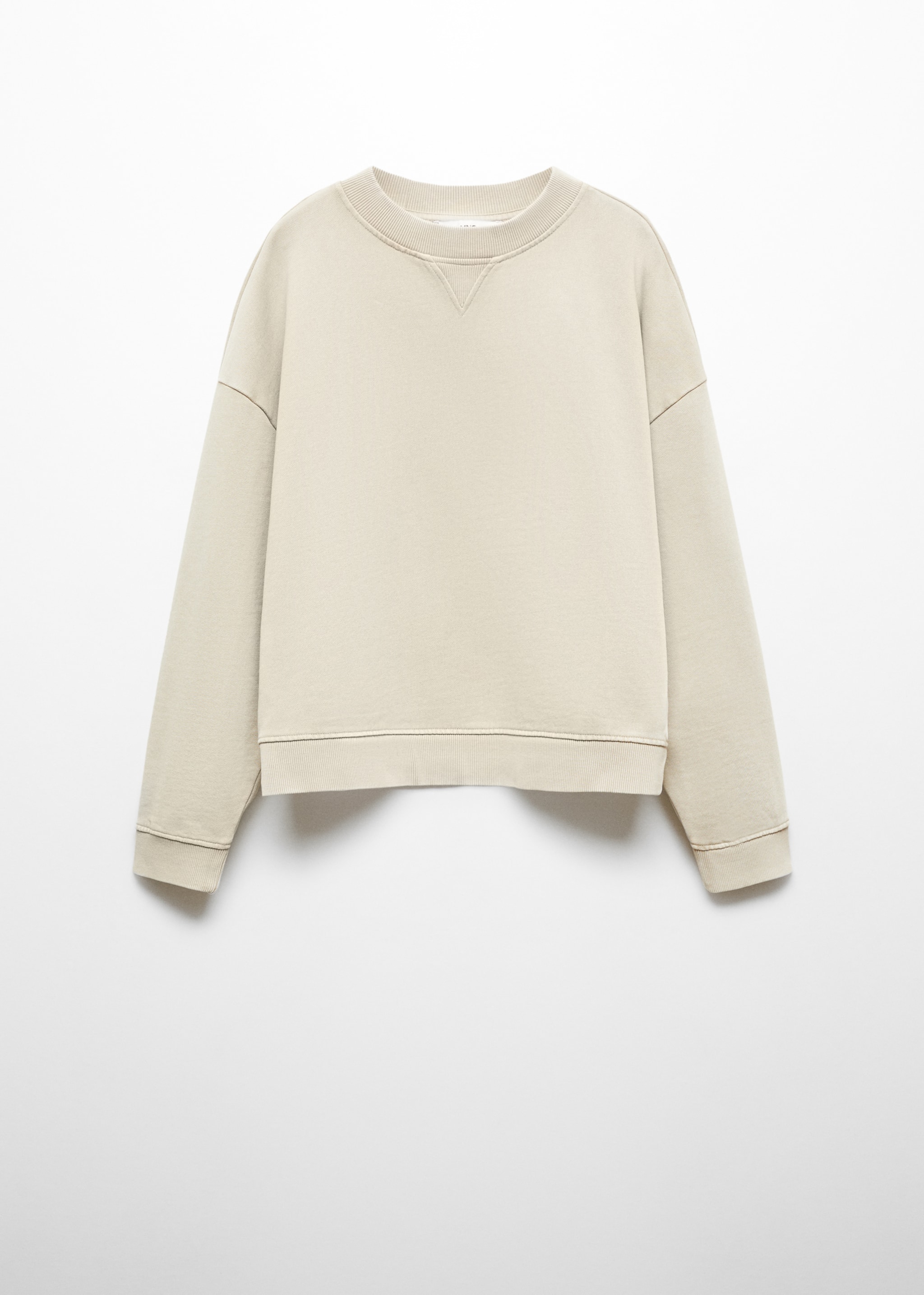 Sweat-shirt délavé col rond - Article sans modèle