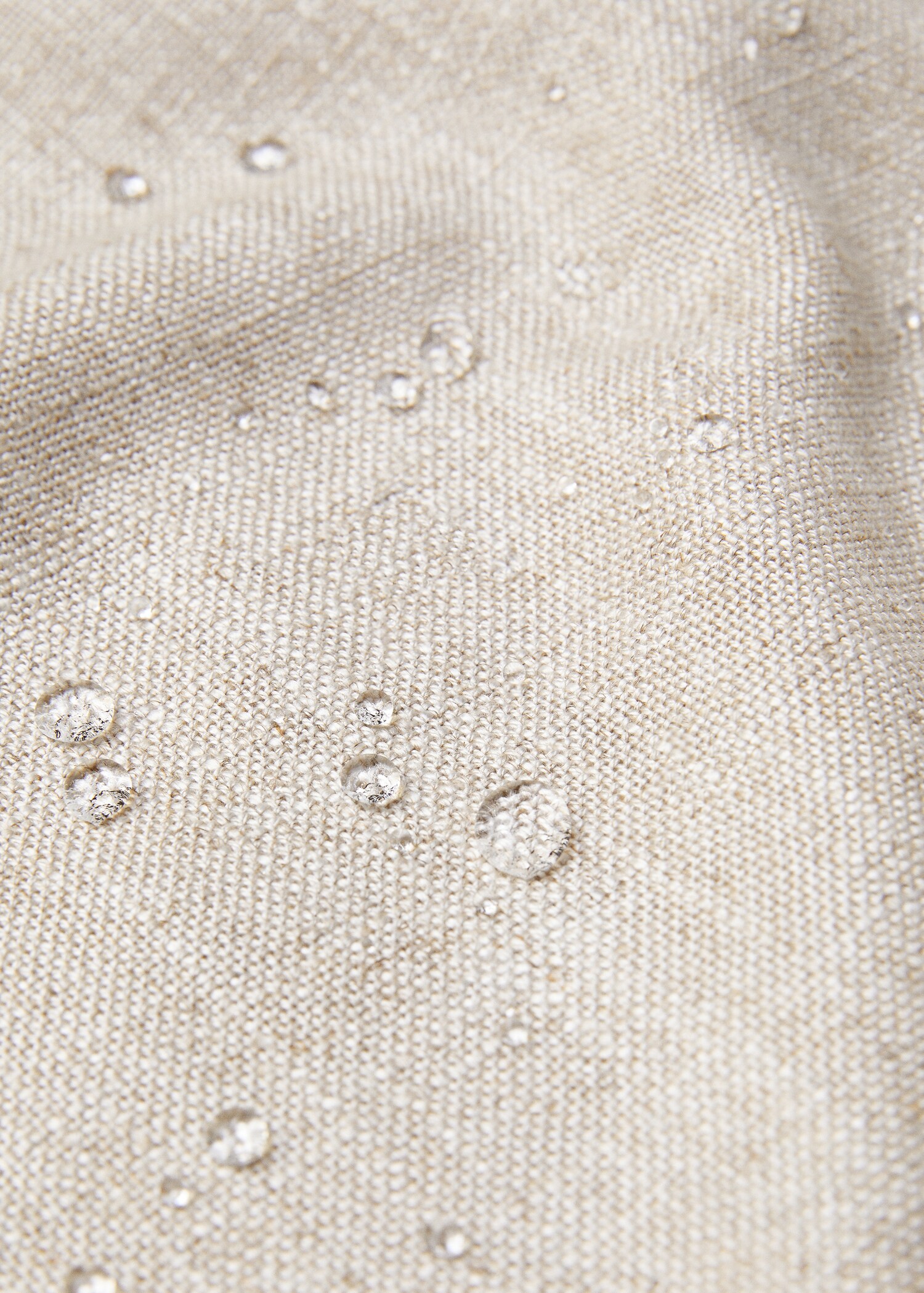 Water-repellent linen tablecloth 150x200cm - Details of the article 2