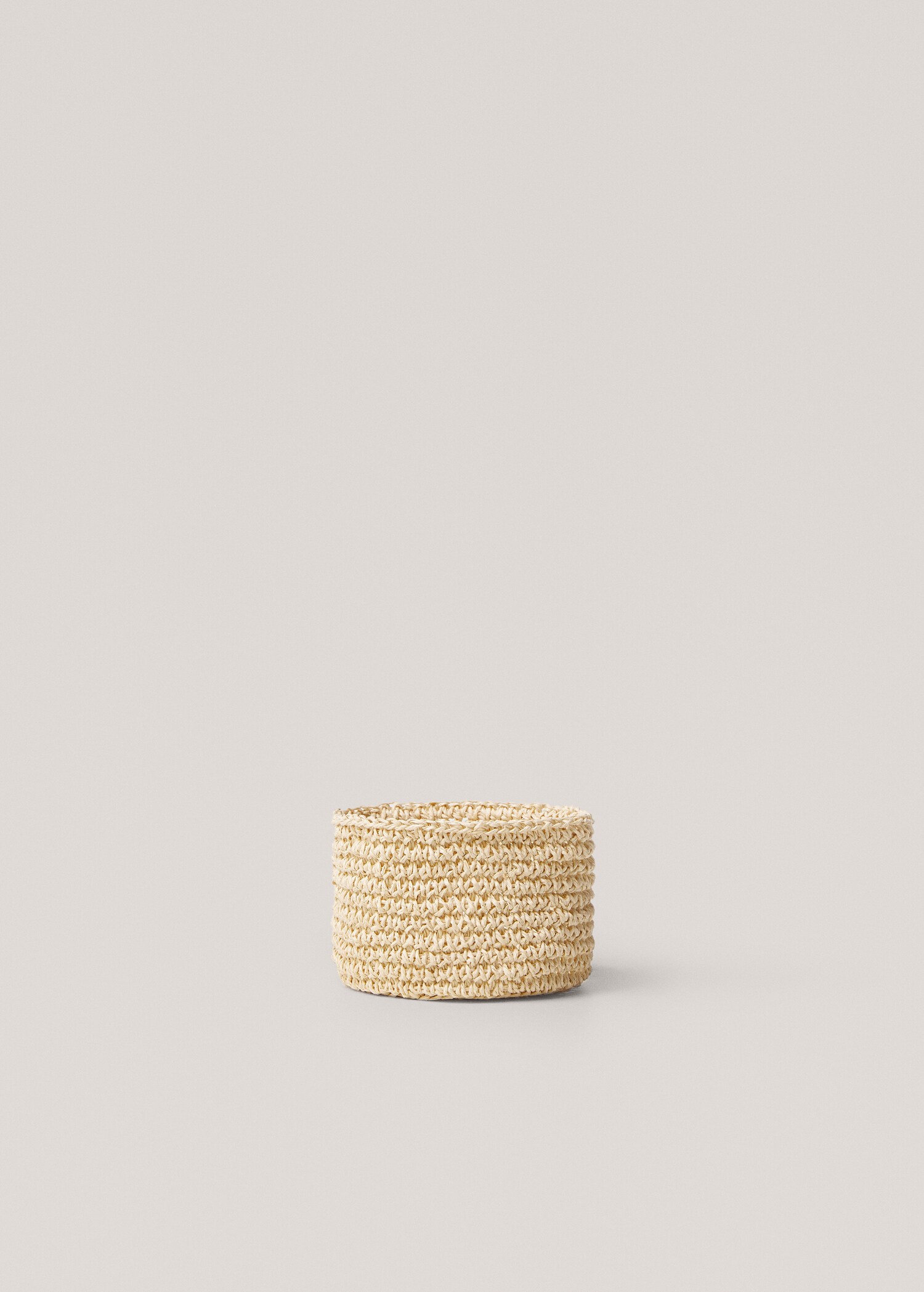 Cesta redonda trenzada 12x8cm - Artículo sin modelo