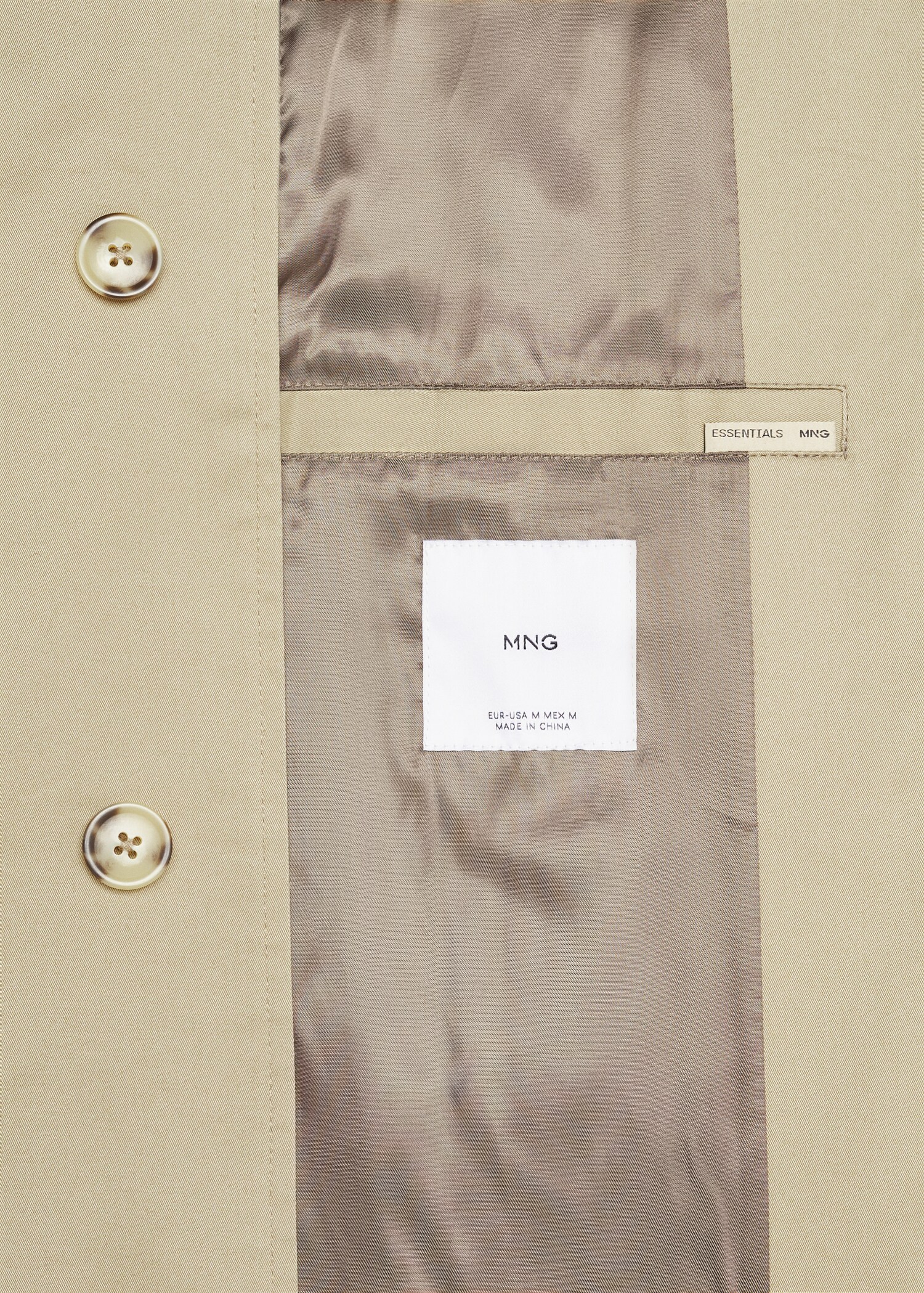 Cotton trench coat with collar detail - Details of the article 8
