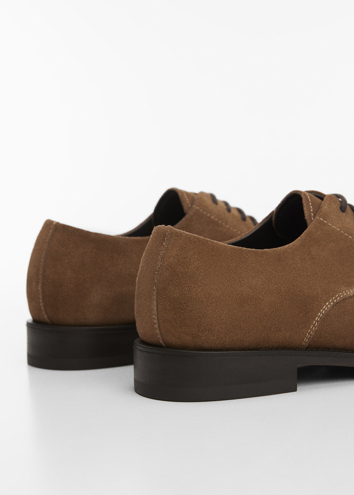 Suede lace-up shoes - Details of the article 1
