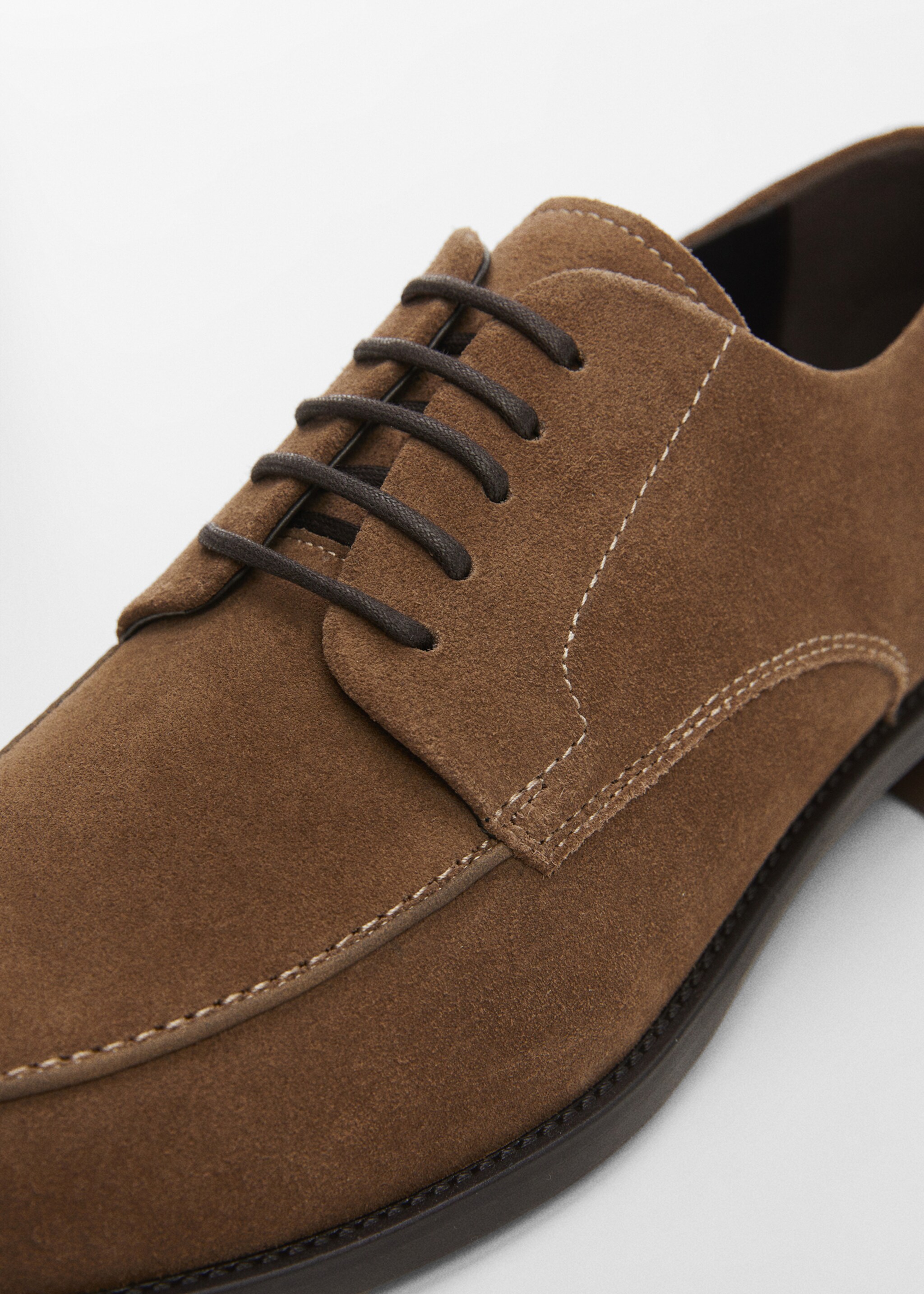 Suede lace-up shoes - Details of the article 2