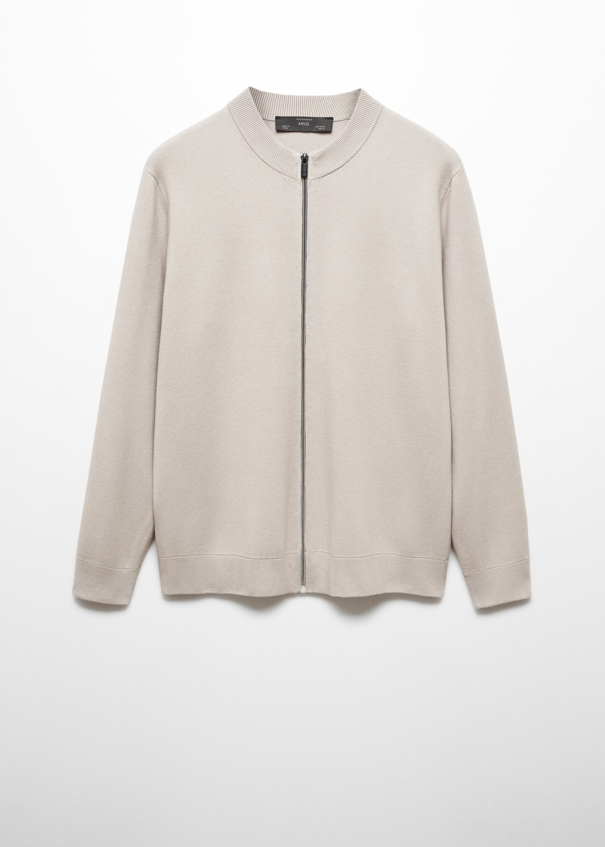 Wärmeregulierende Cardigan mit Reißverschluss - Artikel ohne Model
