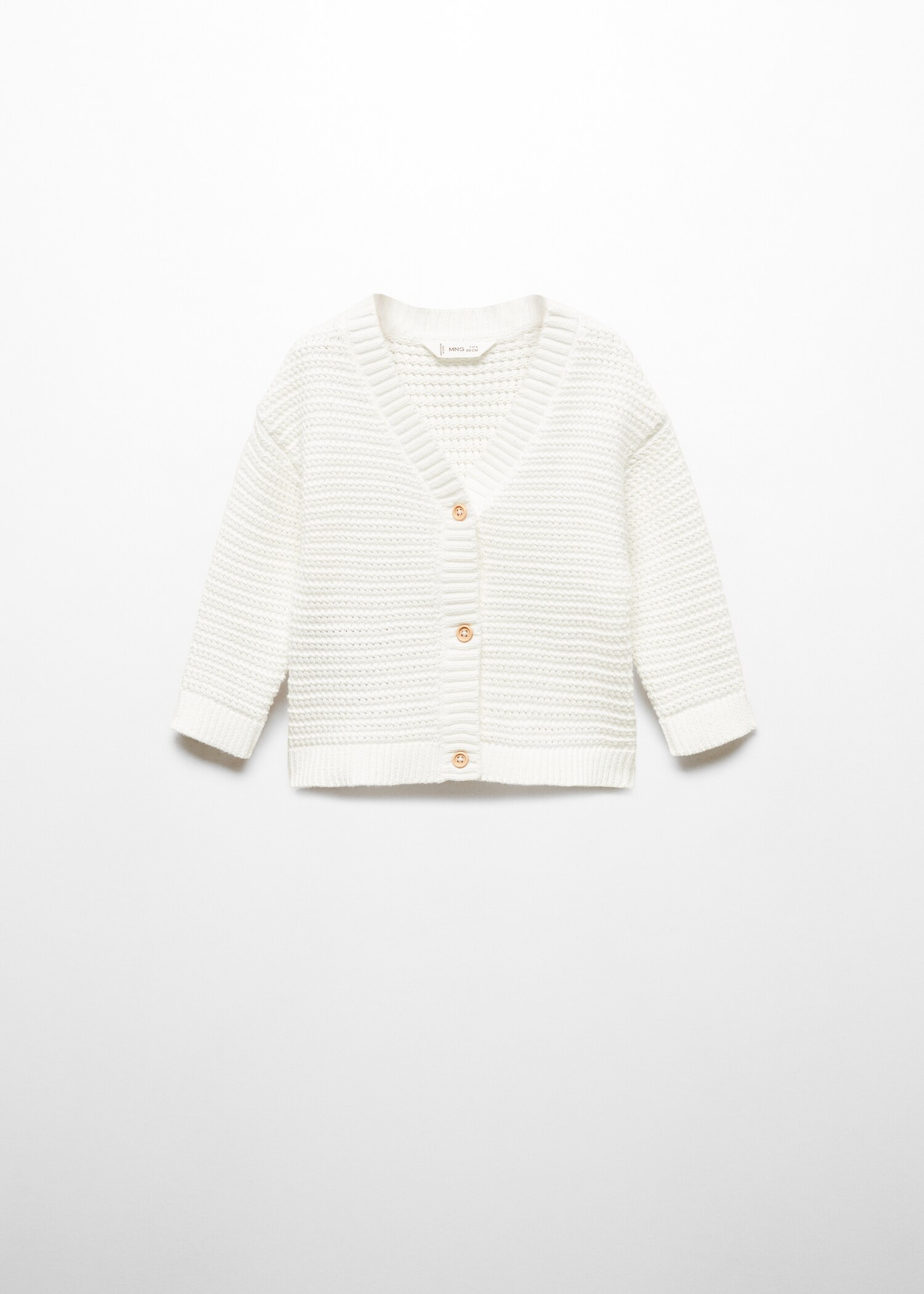 Button knit cardigan - Article without model