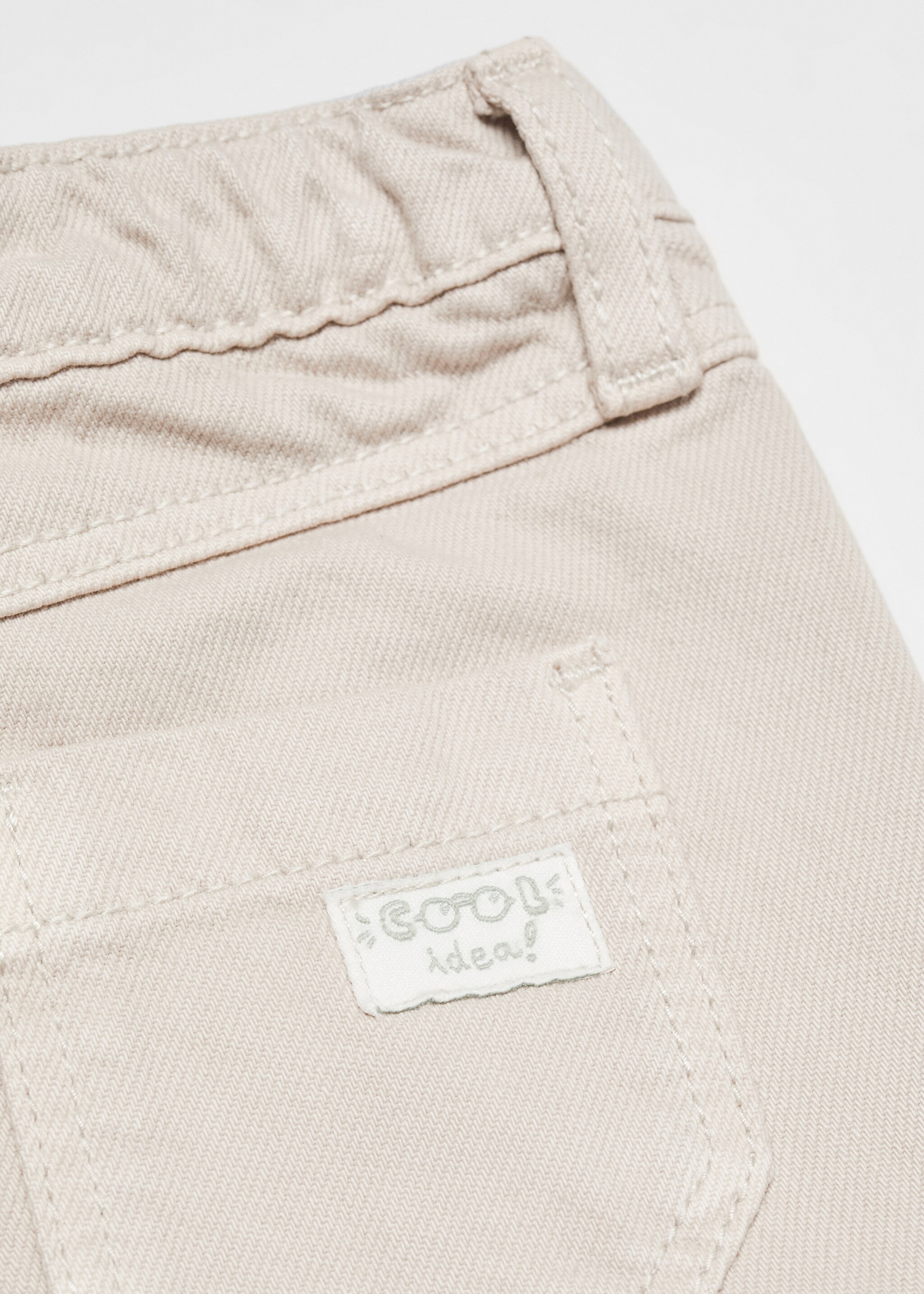 Gerade Hose mit Taschen - Detail des Artikels 0, Eisgrau. Ref: 67084463-00.