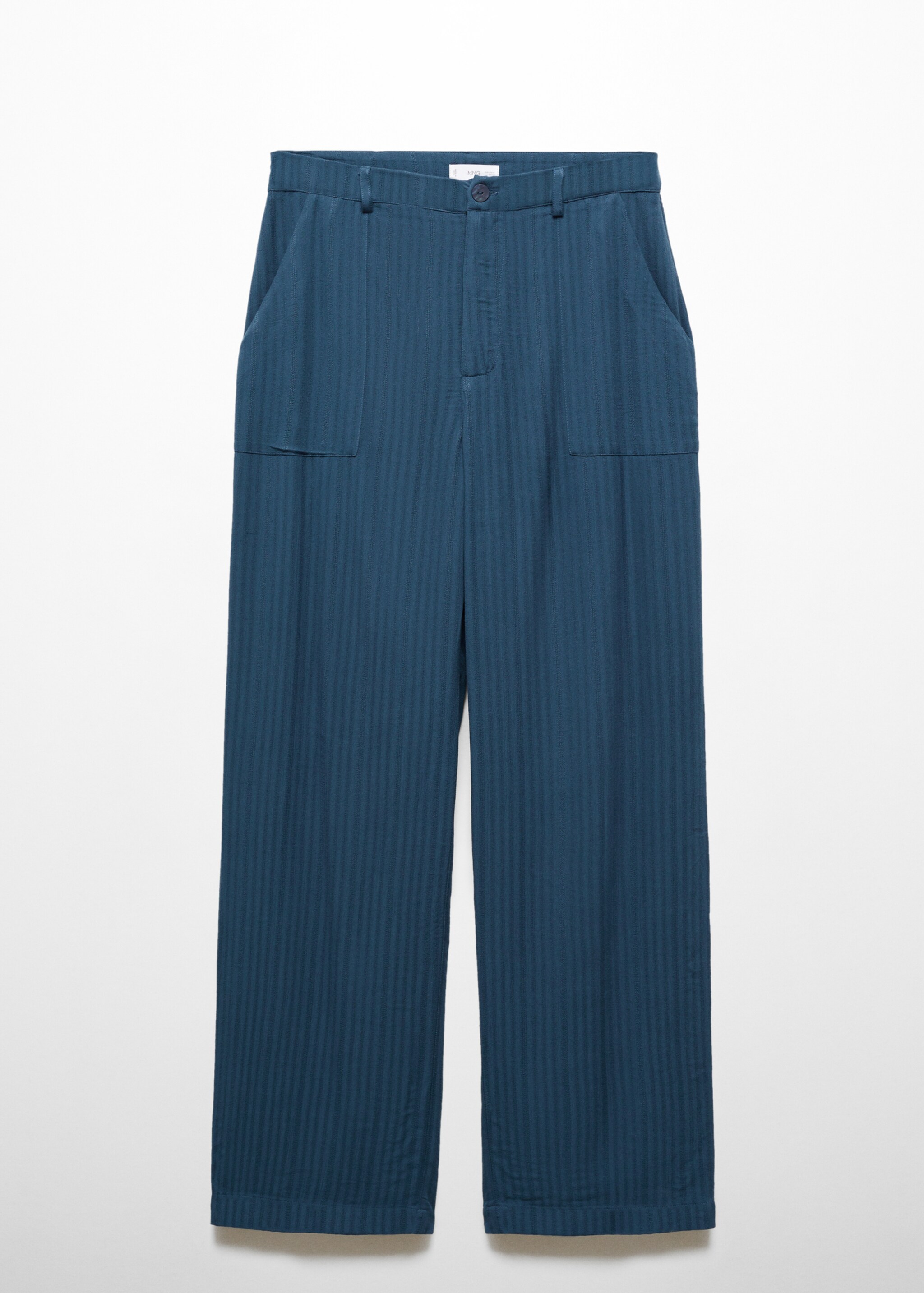Gestreepte straight-fit broek - Artikel zonder model