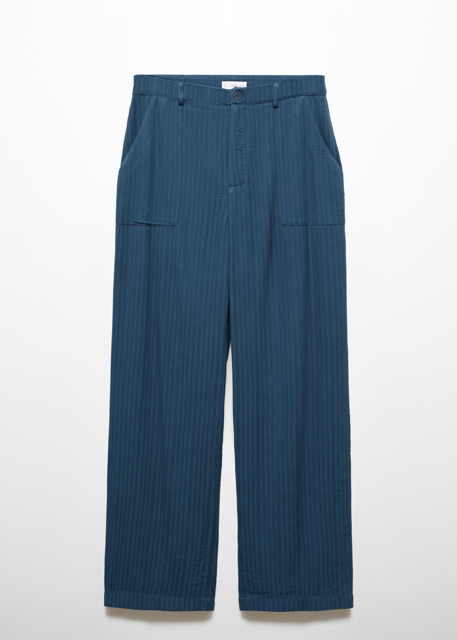 Straight striped trousers - Article without model