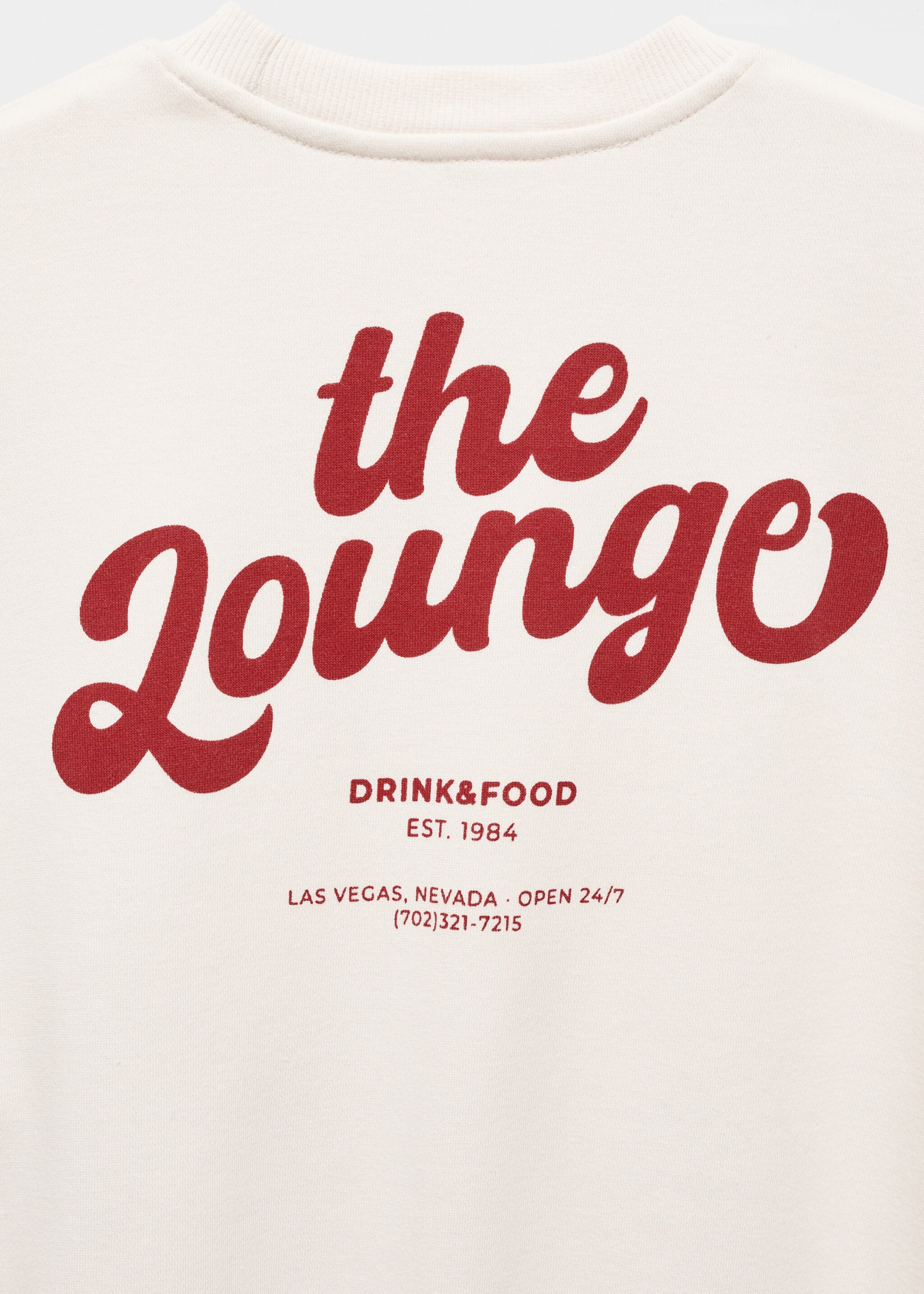 Printed message sweatshirt - Details of the article 8