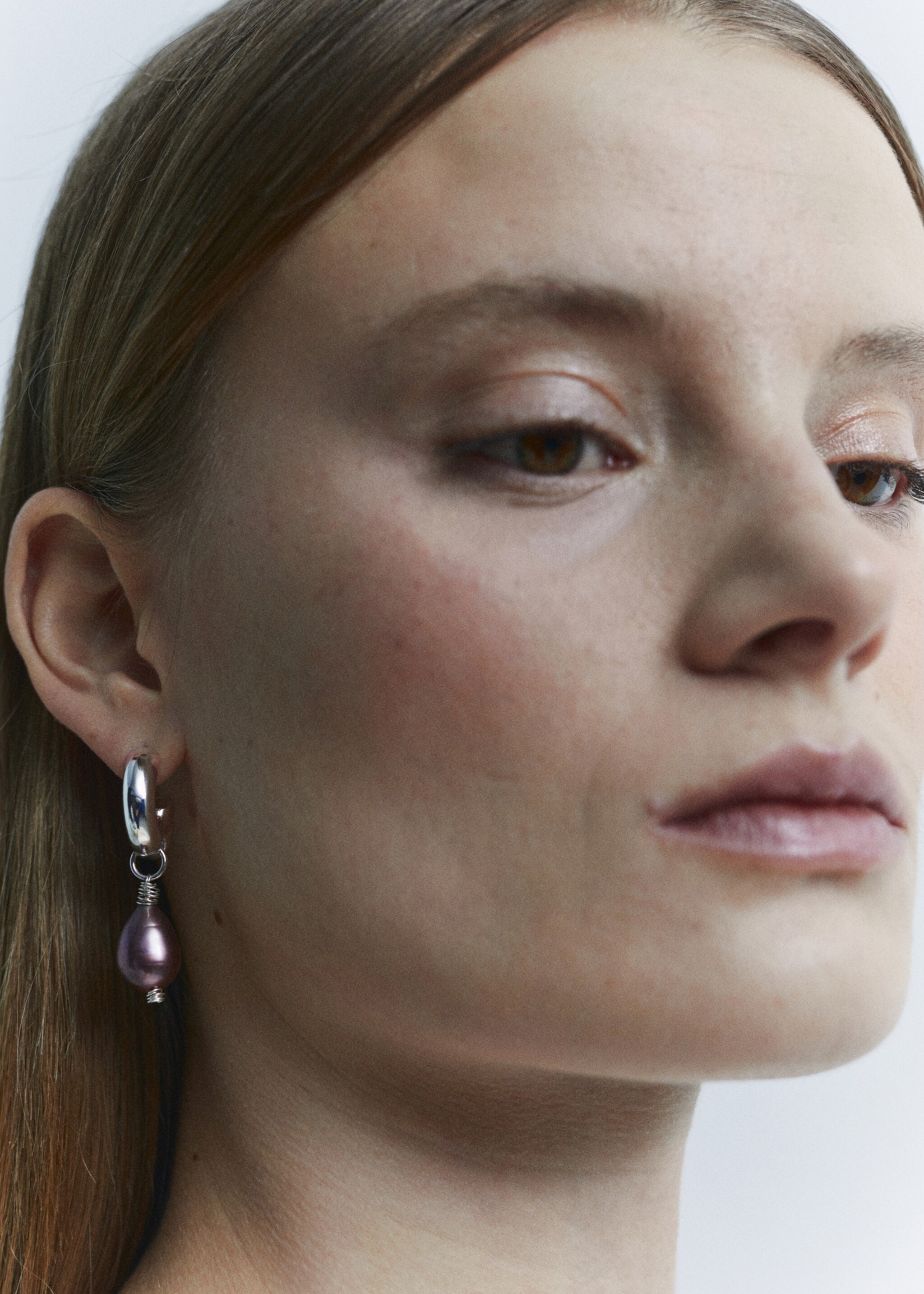 Natural pearl pendant earrings - Details of the article 9